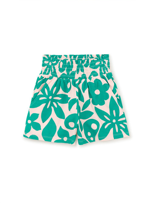 Malindi Floral Paperbag High Waist Shorts