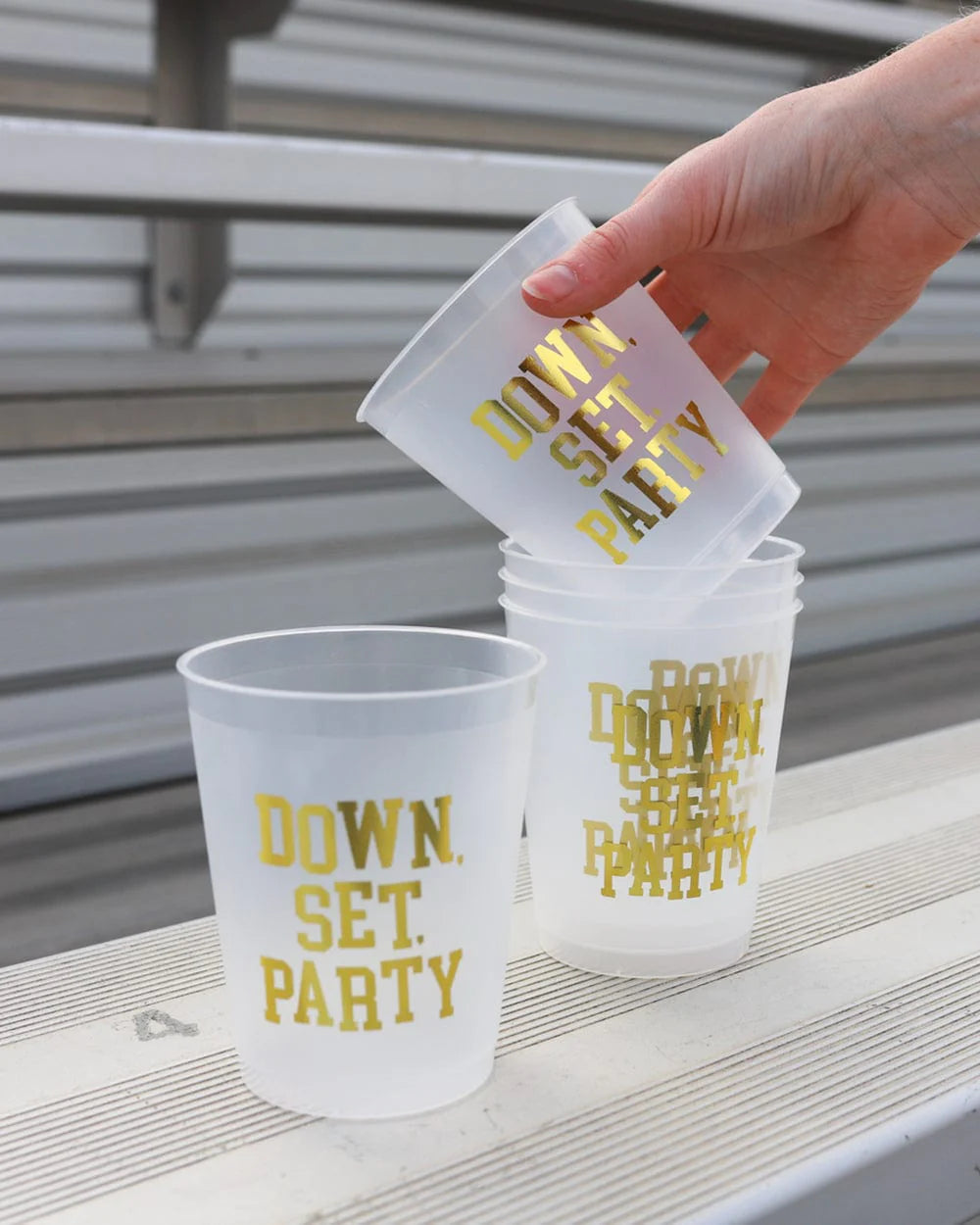 Down, Set, Party - Frosted Cups
