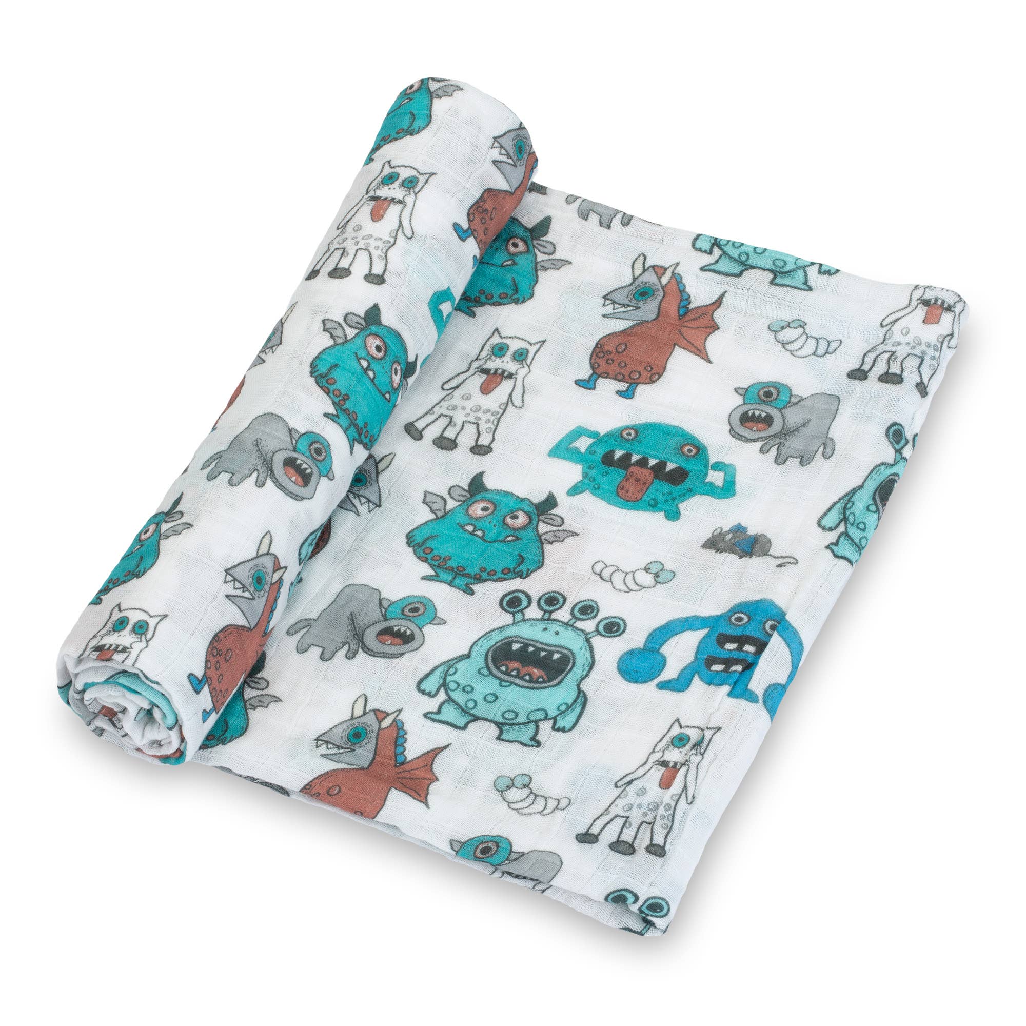 Monster Mash Muslin Swaddle