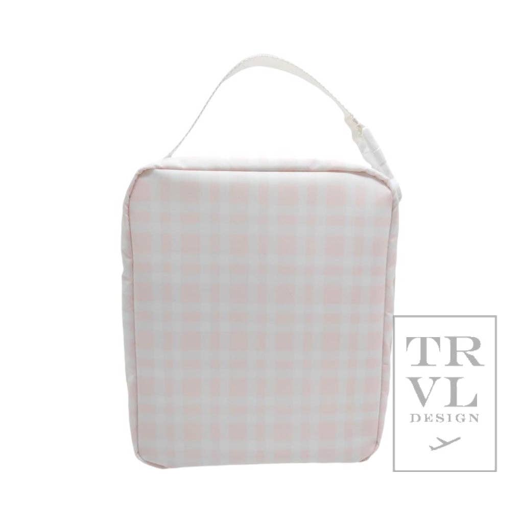 Pimlico Plaid Pink Insulated Lunch Bag