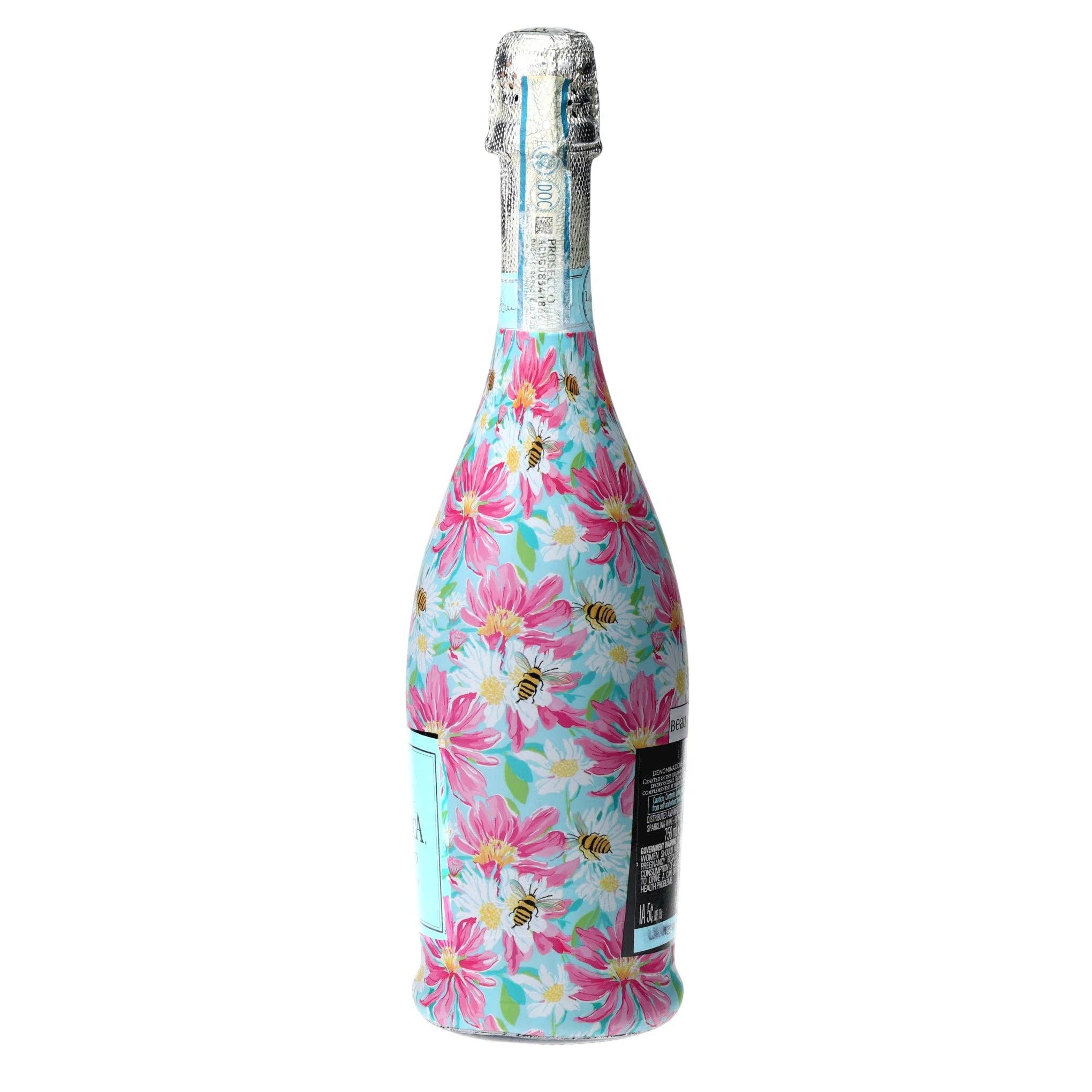 Busy Bee Garden Prosecco Bottle Wrap