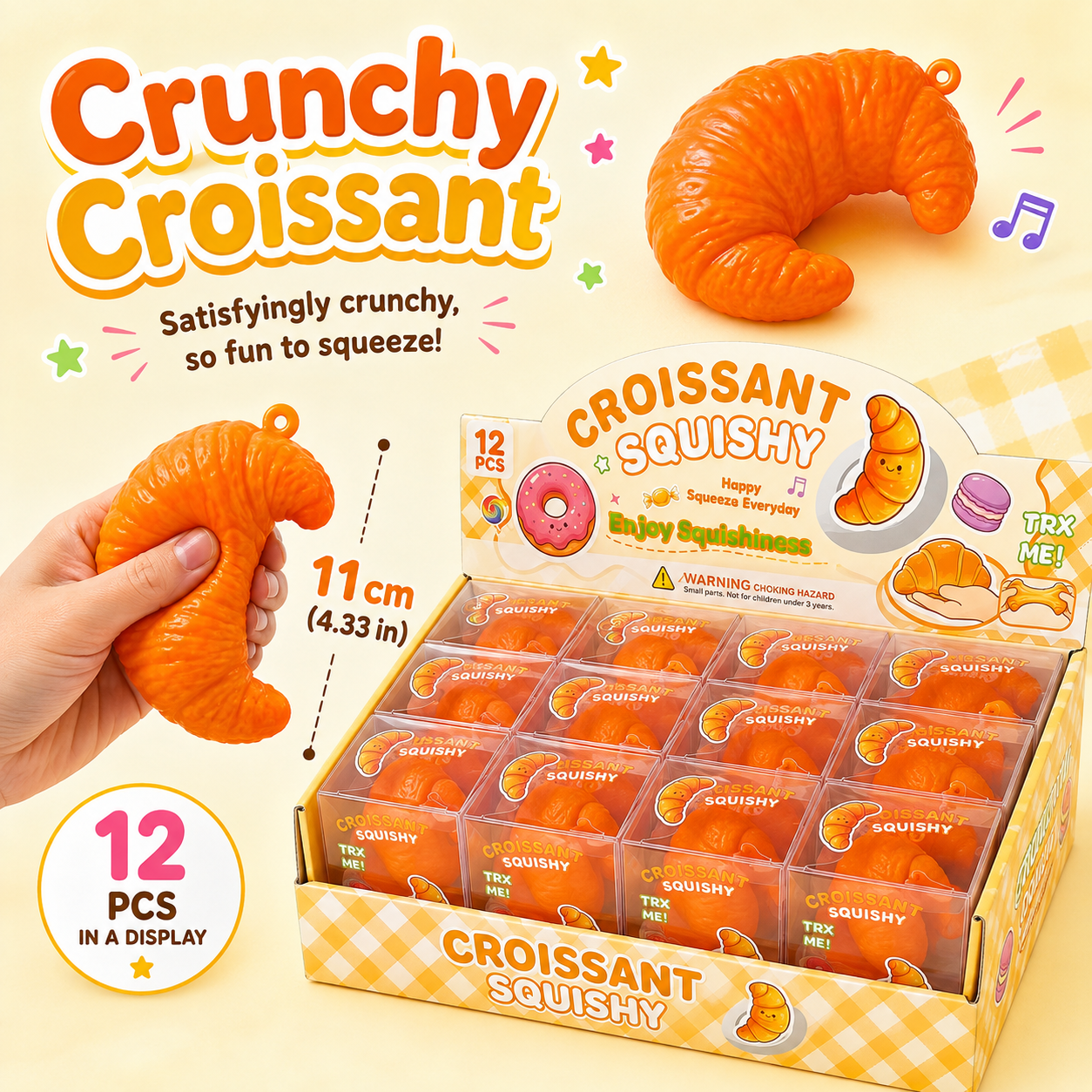Crunchy Croissant Squishy