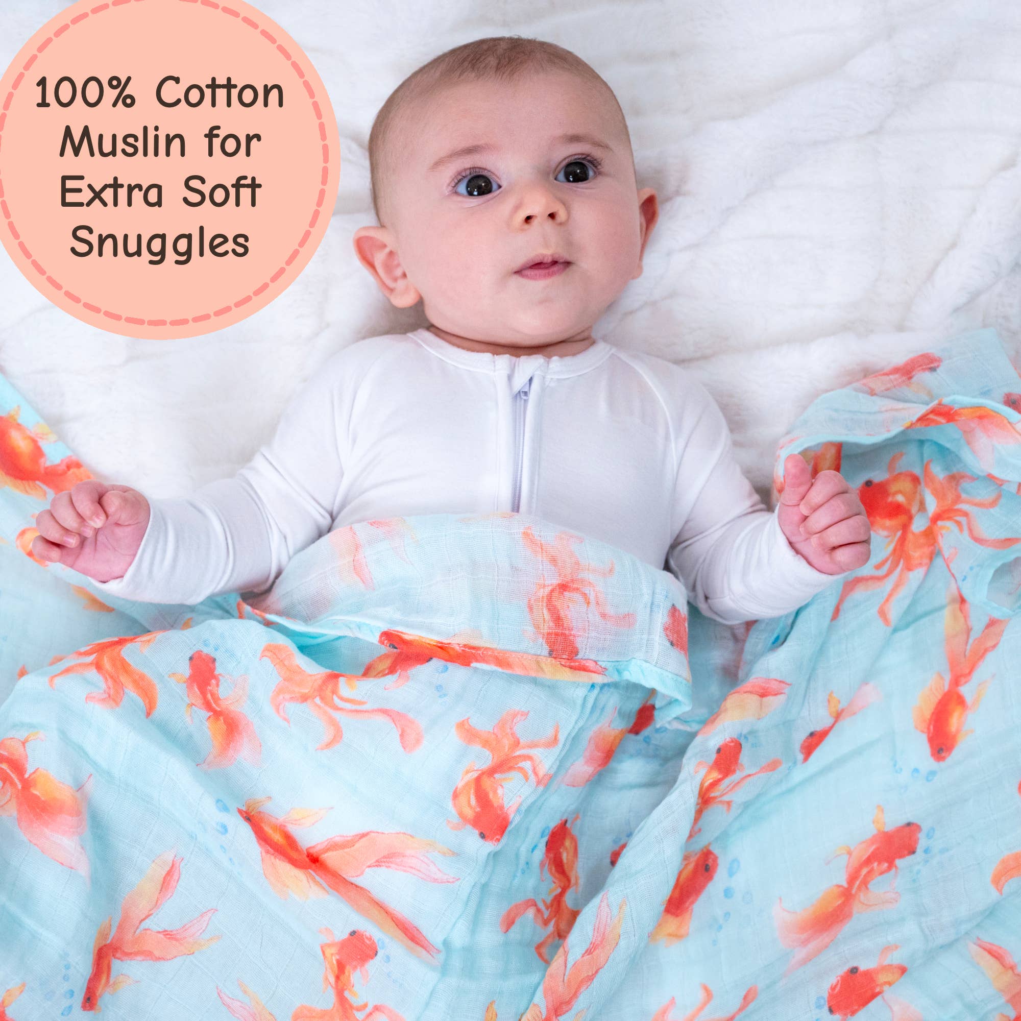 Goldie Muslin Swaddle