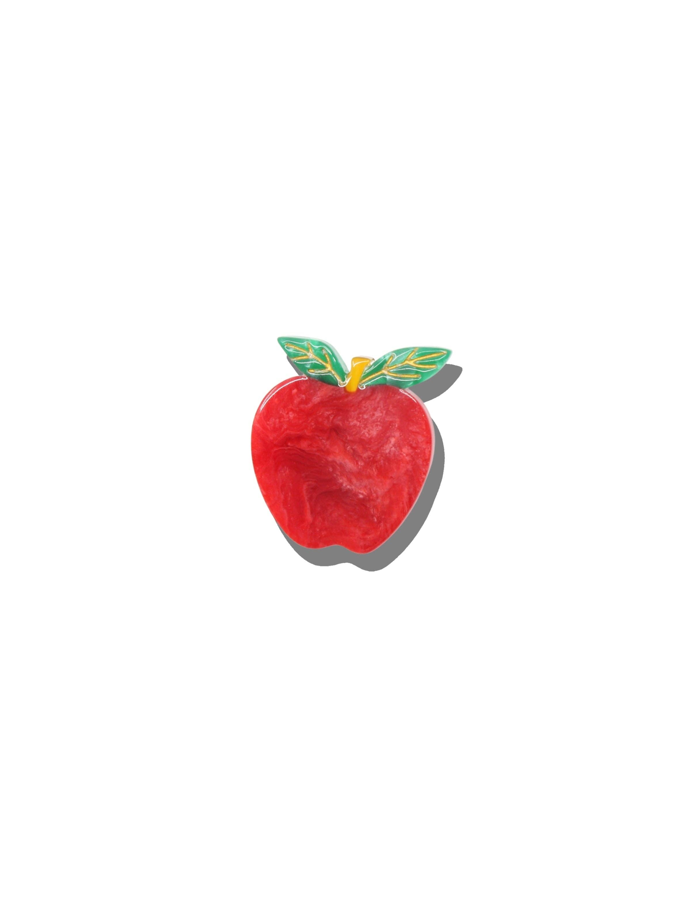 Apple Brooch Pin