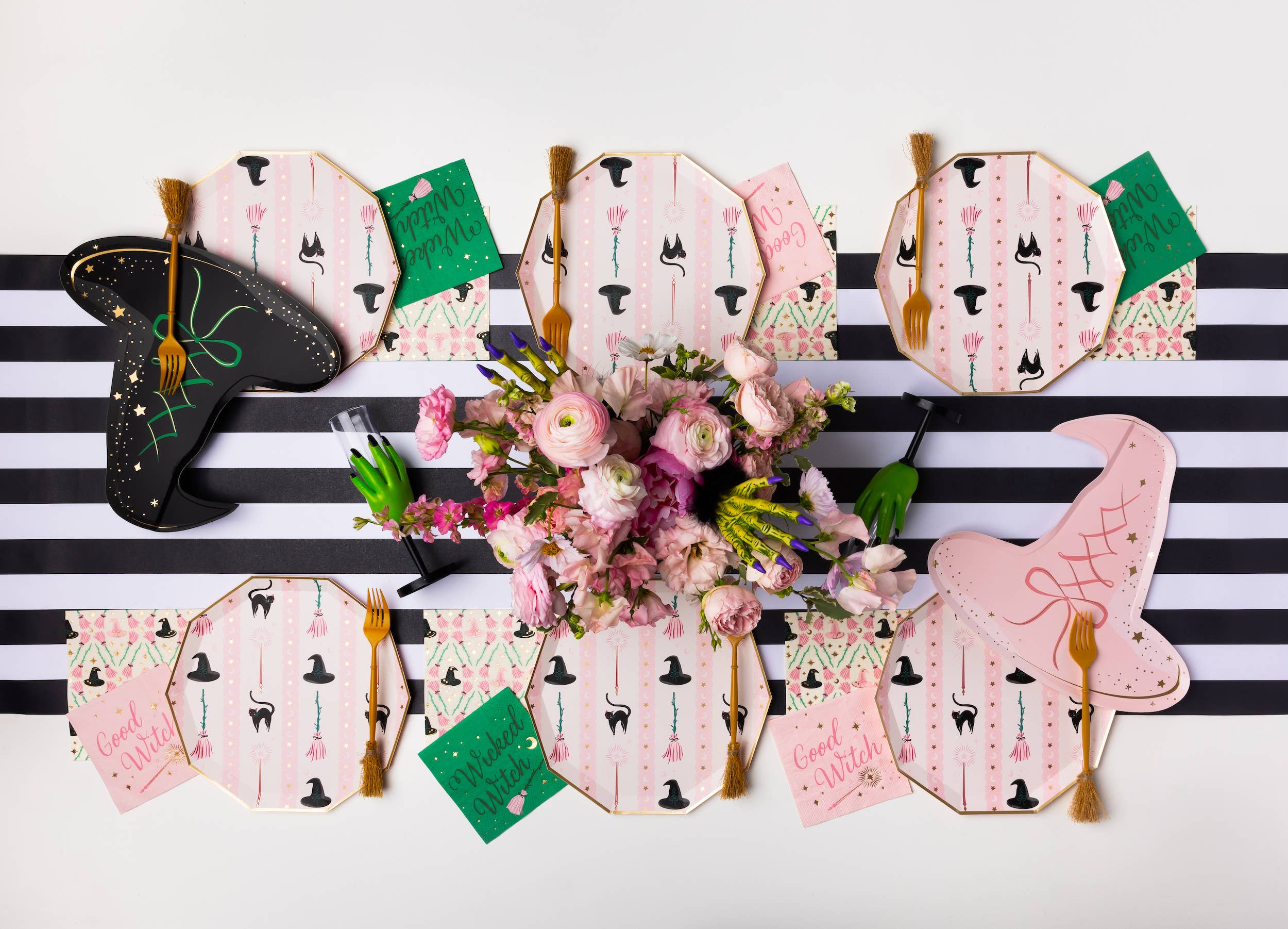 Good Witch + Wicked Witch Halloween Cocktail Napkins