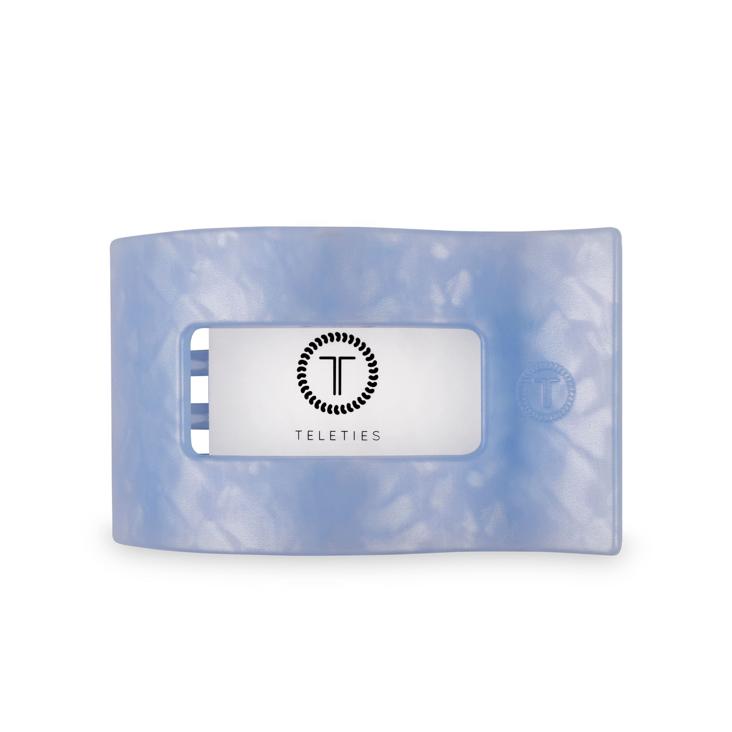 Flat Rectangle Hair Clip | Large | Blue Lagoon