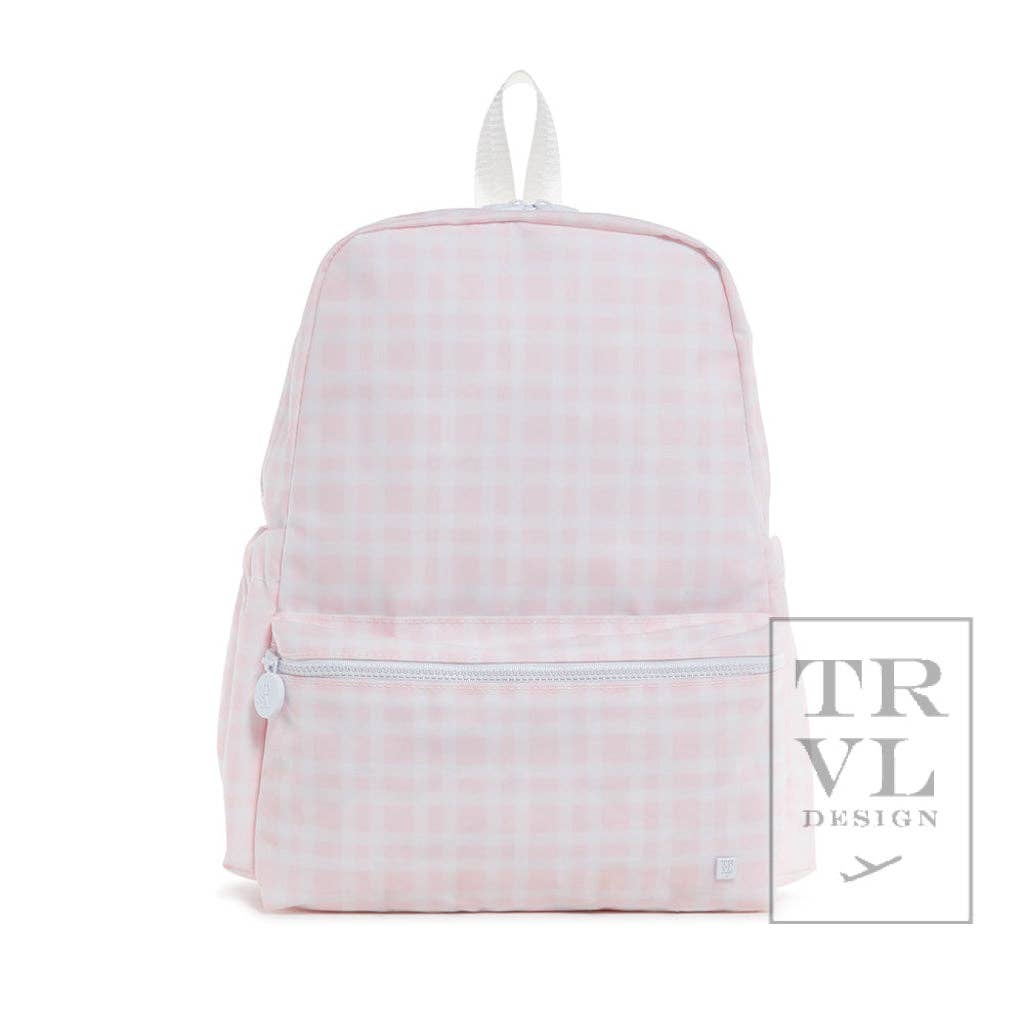 Pimlico Plaid Pink Backpack