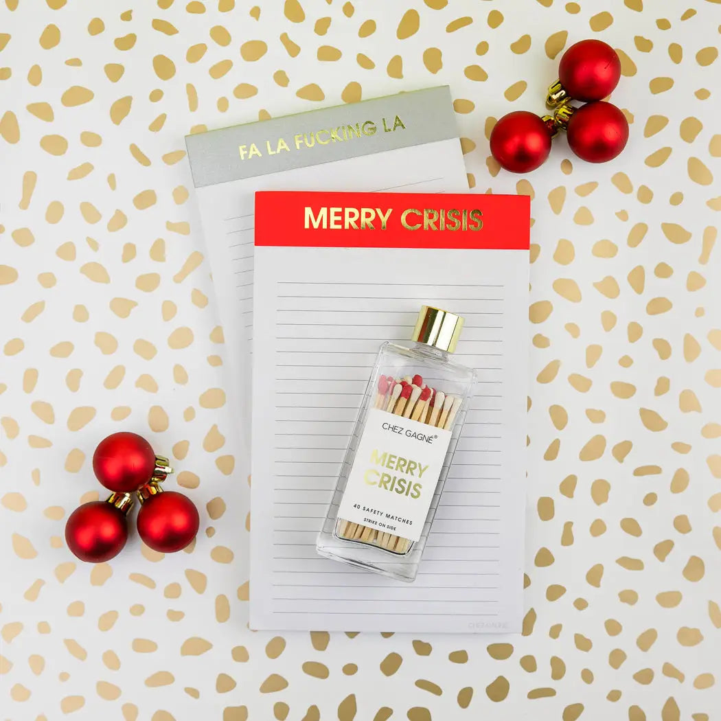 'Merry Crisis' Notepad