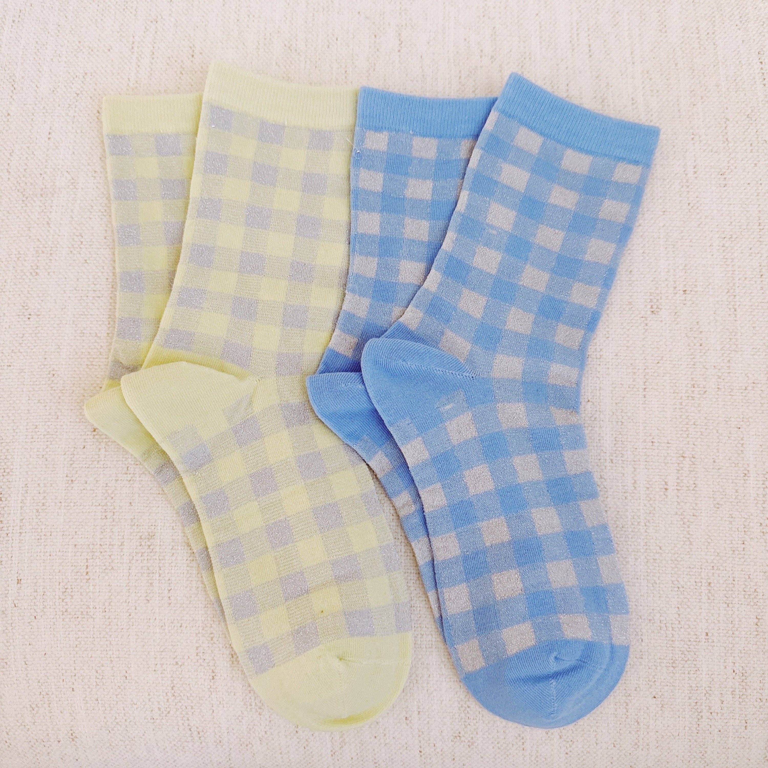 Twinkle Gingham Socks