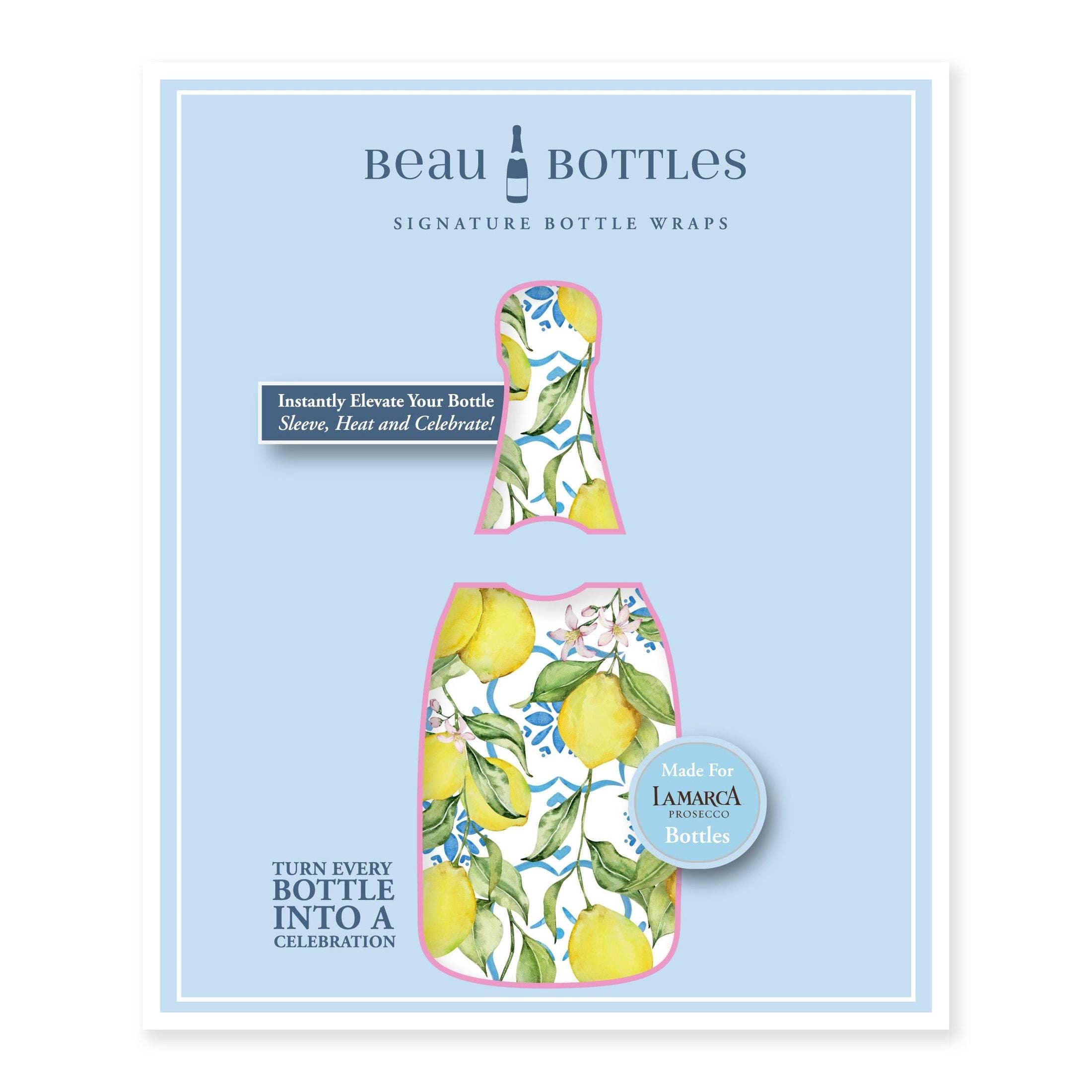Beau Bottles Amalfi Lemon - Prosecco Collection