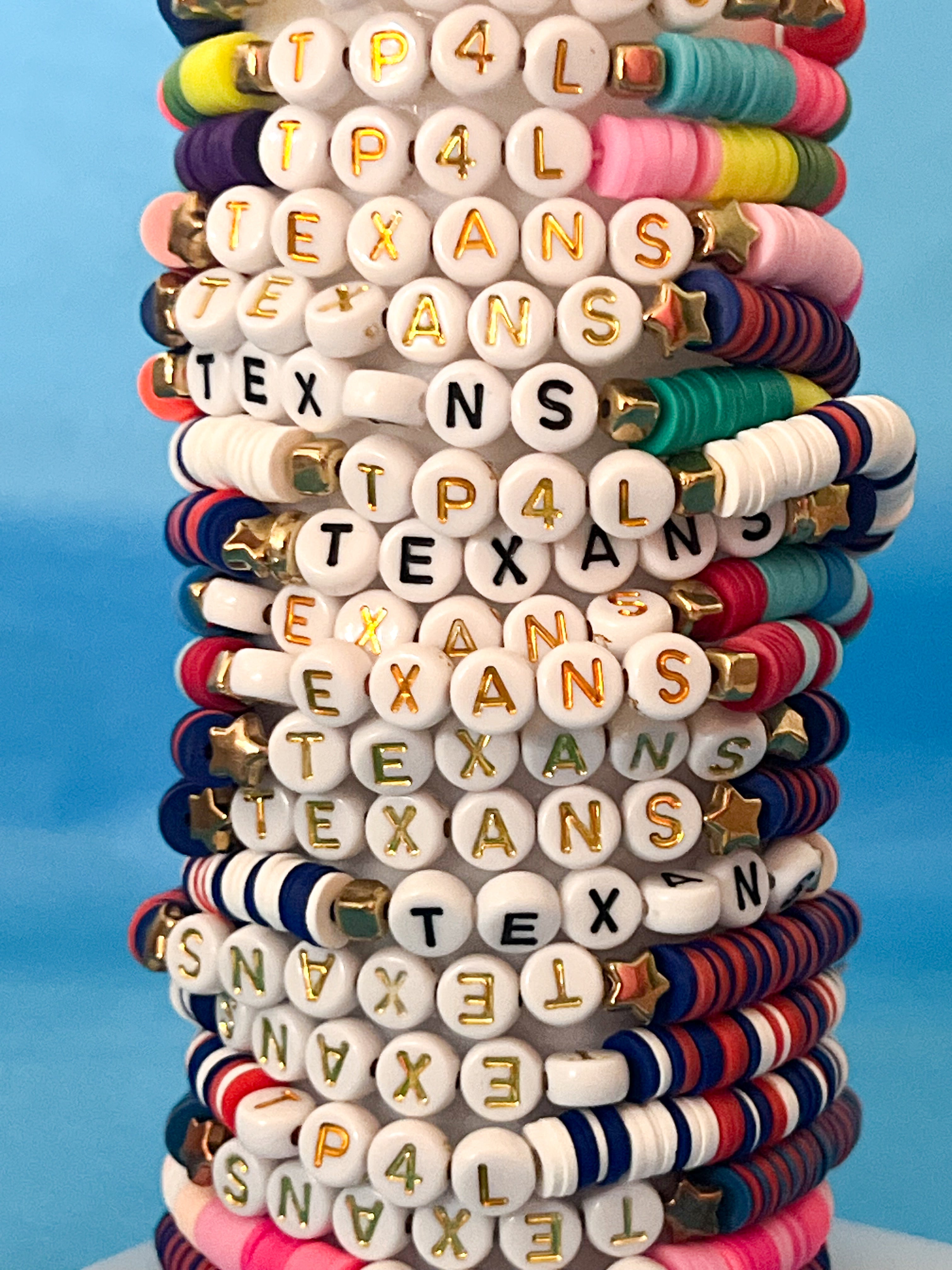 TEXANS/TP4L Beaded Bracelet
