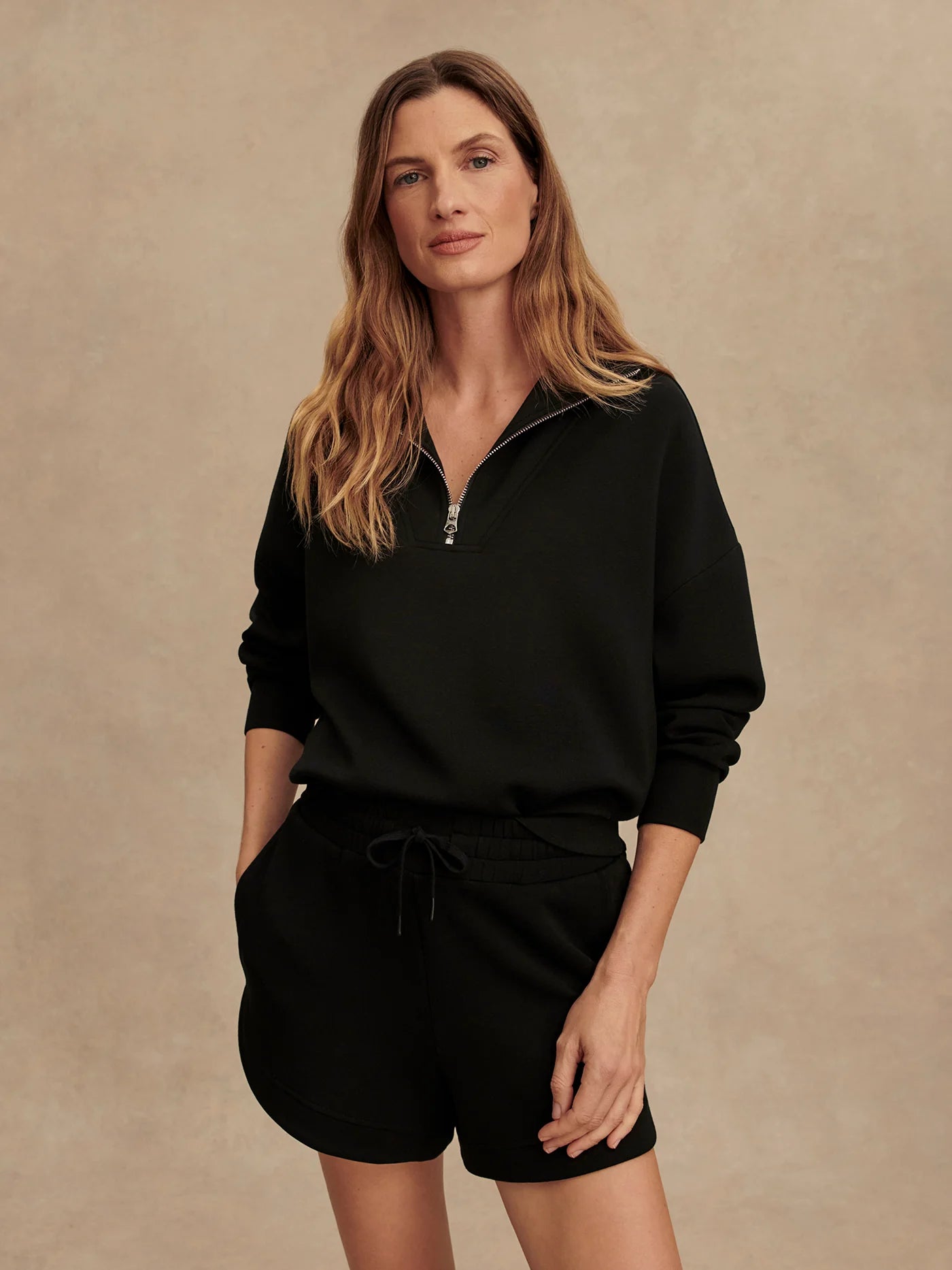 Black Ollie High Rise Short 3.5"