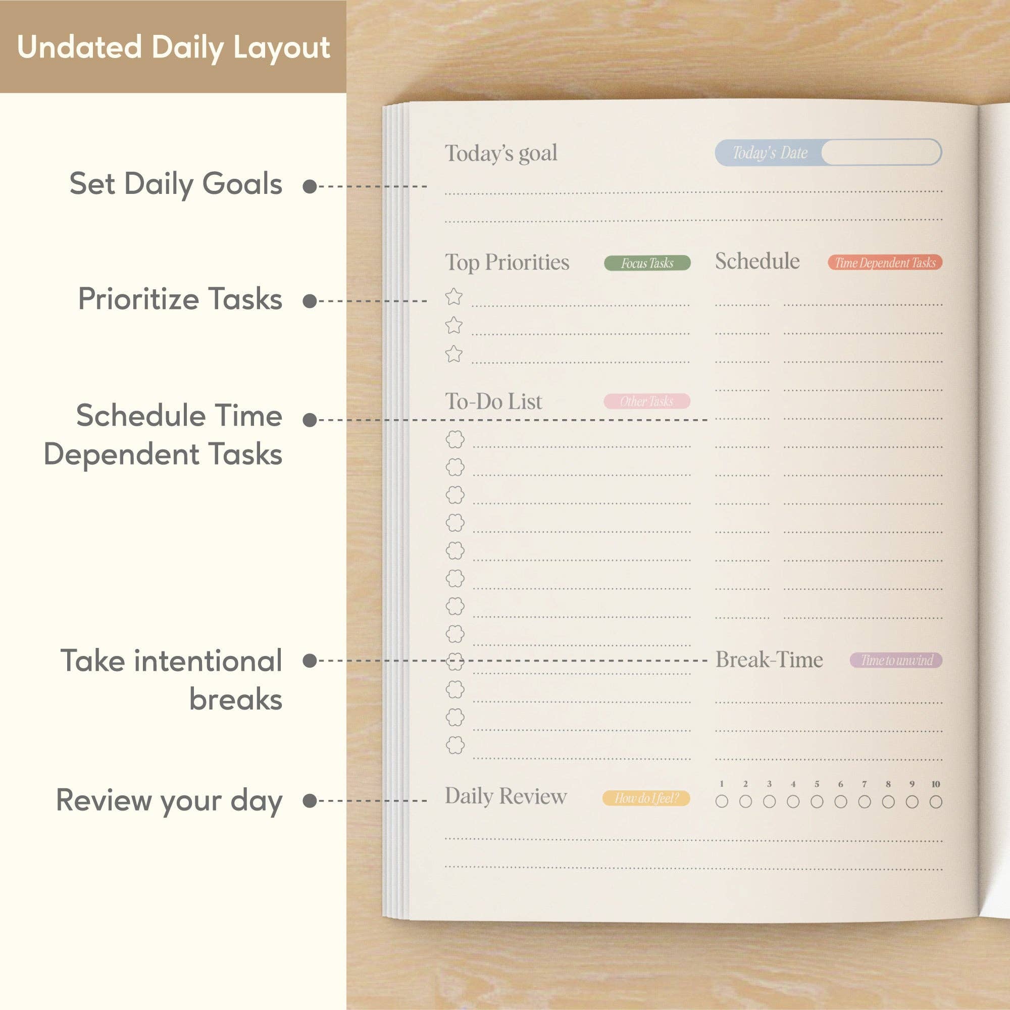 'It All Works Out' Daily Planner