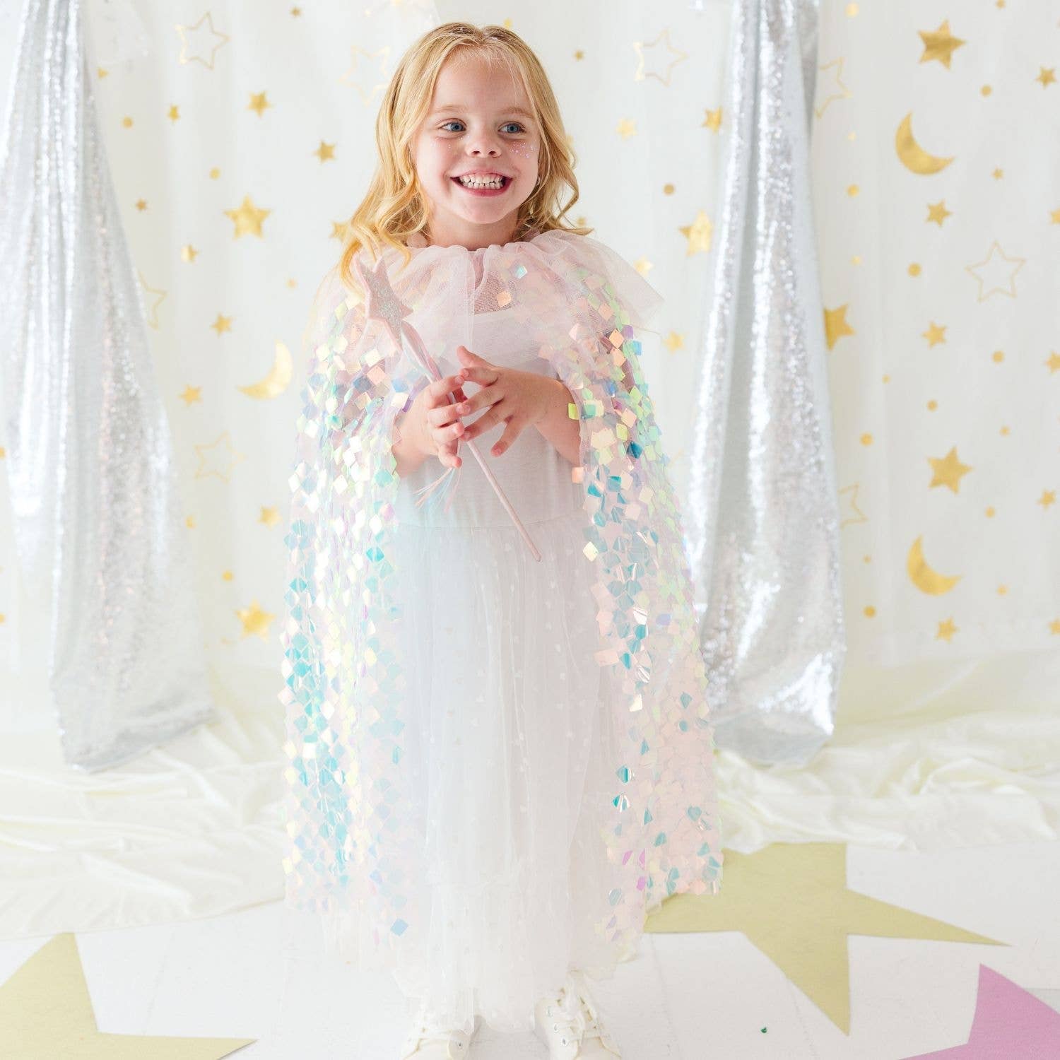 Starlight Sequin Cape
