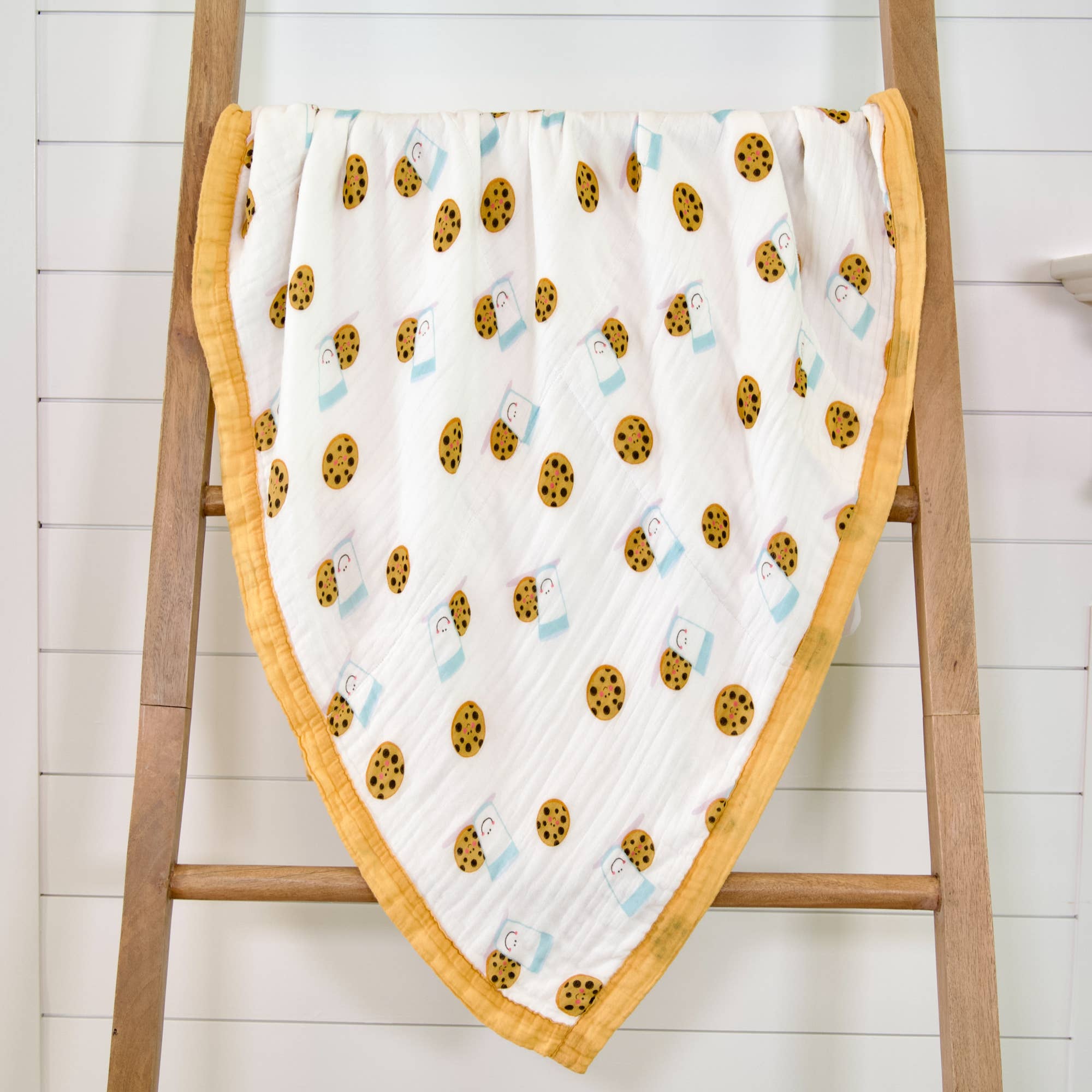 Bamboo 'Milk and Cookies' Baby Blanket