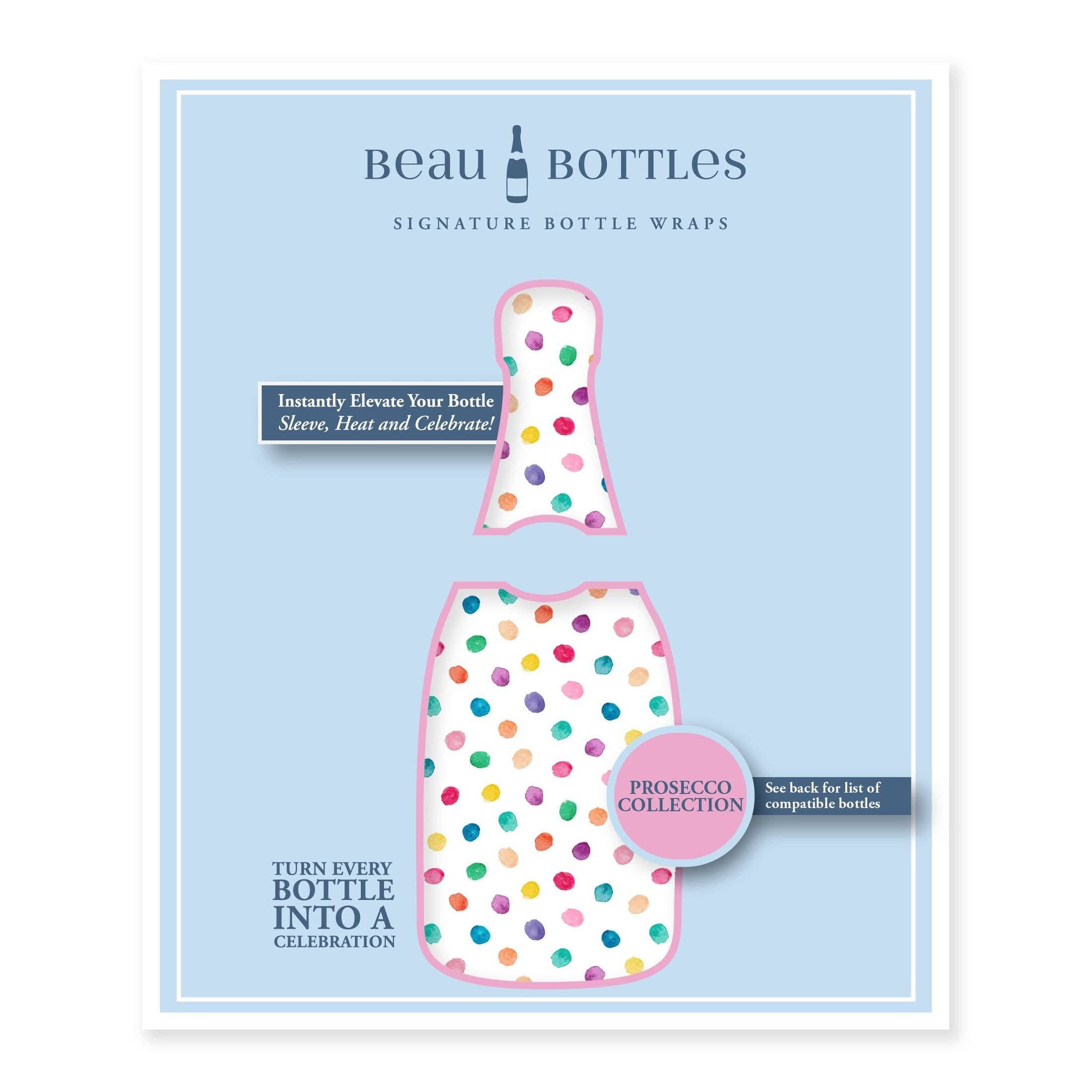 Beau Bottles Colorful Dots - Prosecco Collection