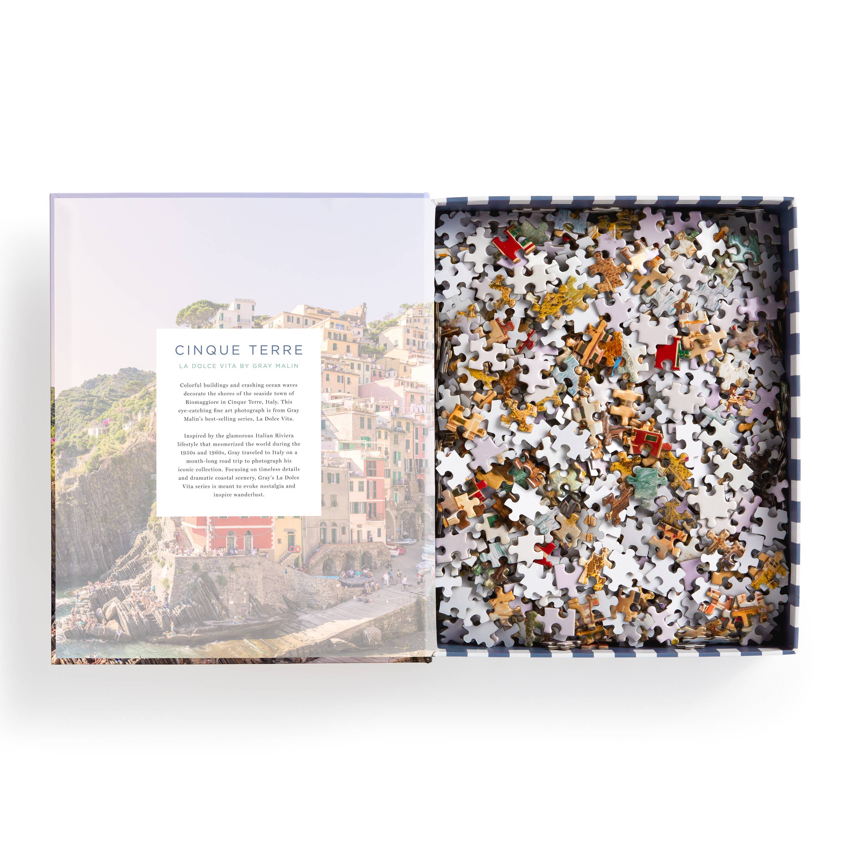Gray Malin Cinque Terre 1,000 Piece Book Puzzle