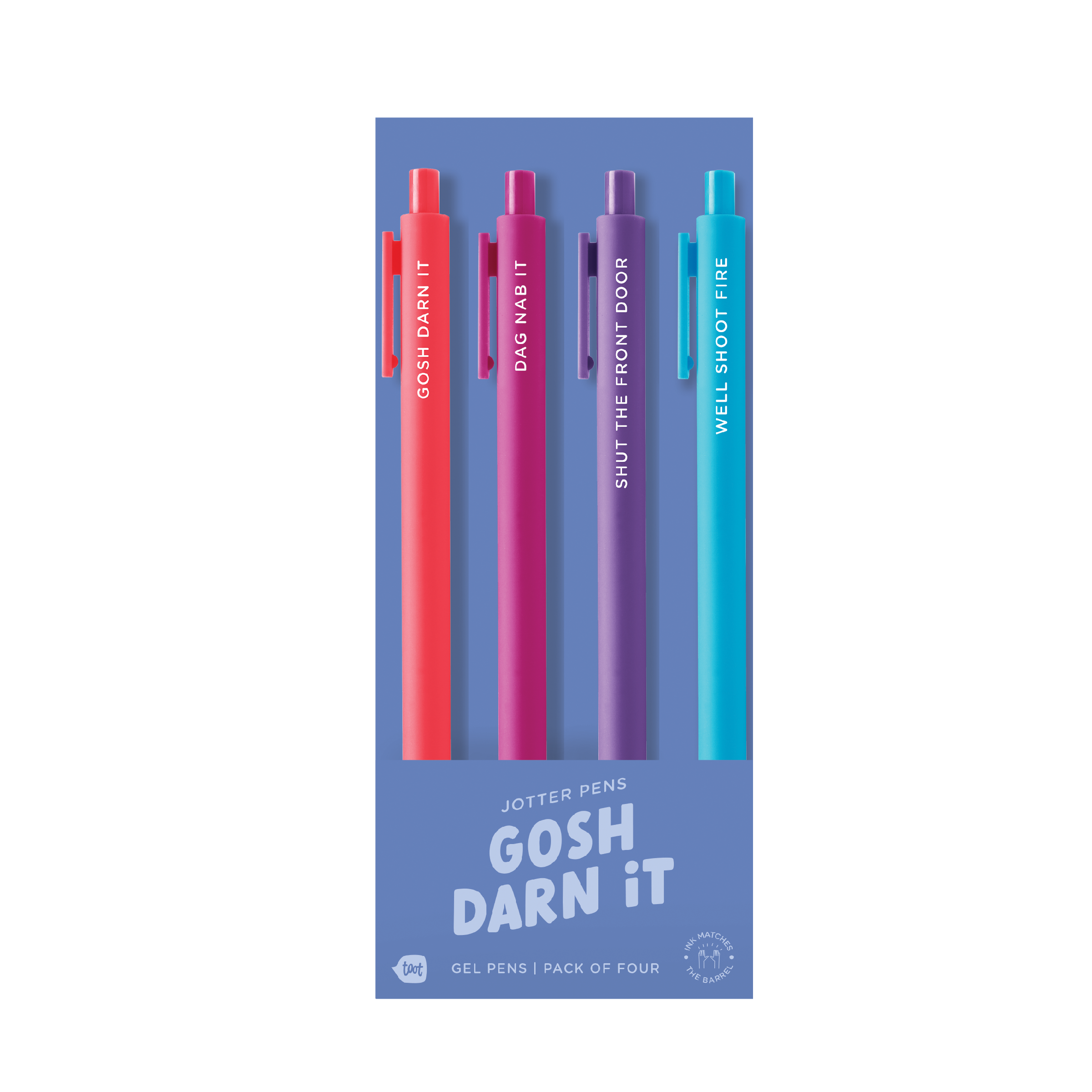 Jotter Pen Set 4 Pack: Dumpster Fire