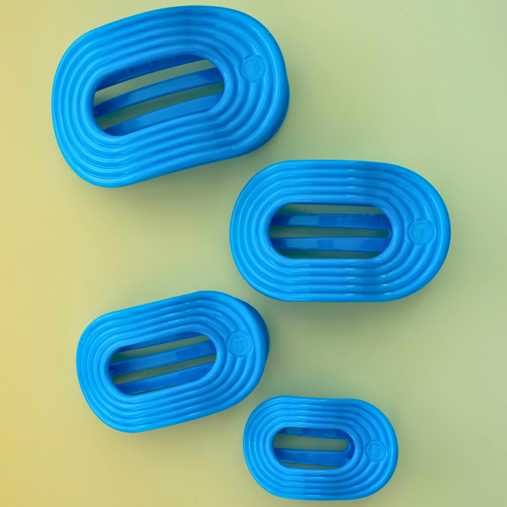 Flat Round Hair Clip | Medium | Miami Vice
