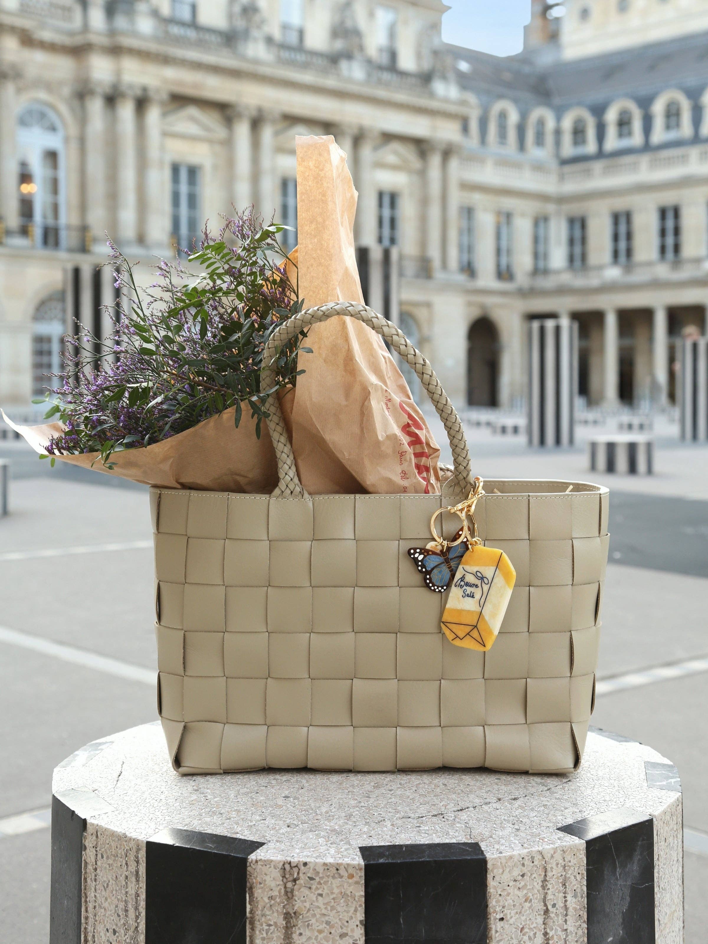 French Butter Bag Charm & Keychain