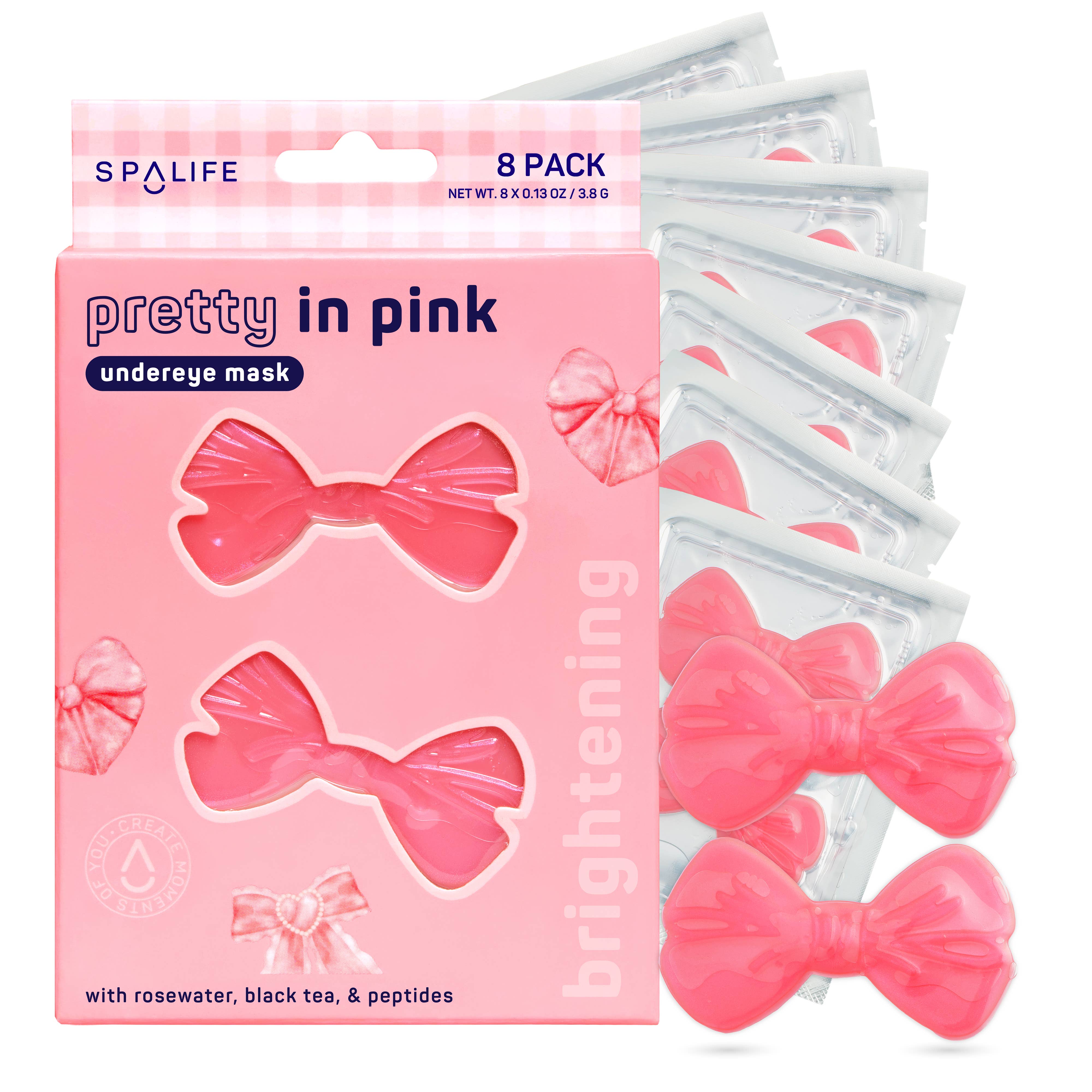 Pretty in Pink Bow Shaped Undereye Patches