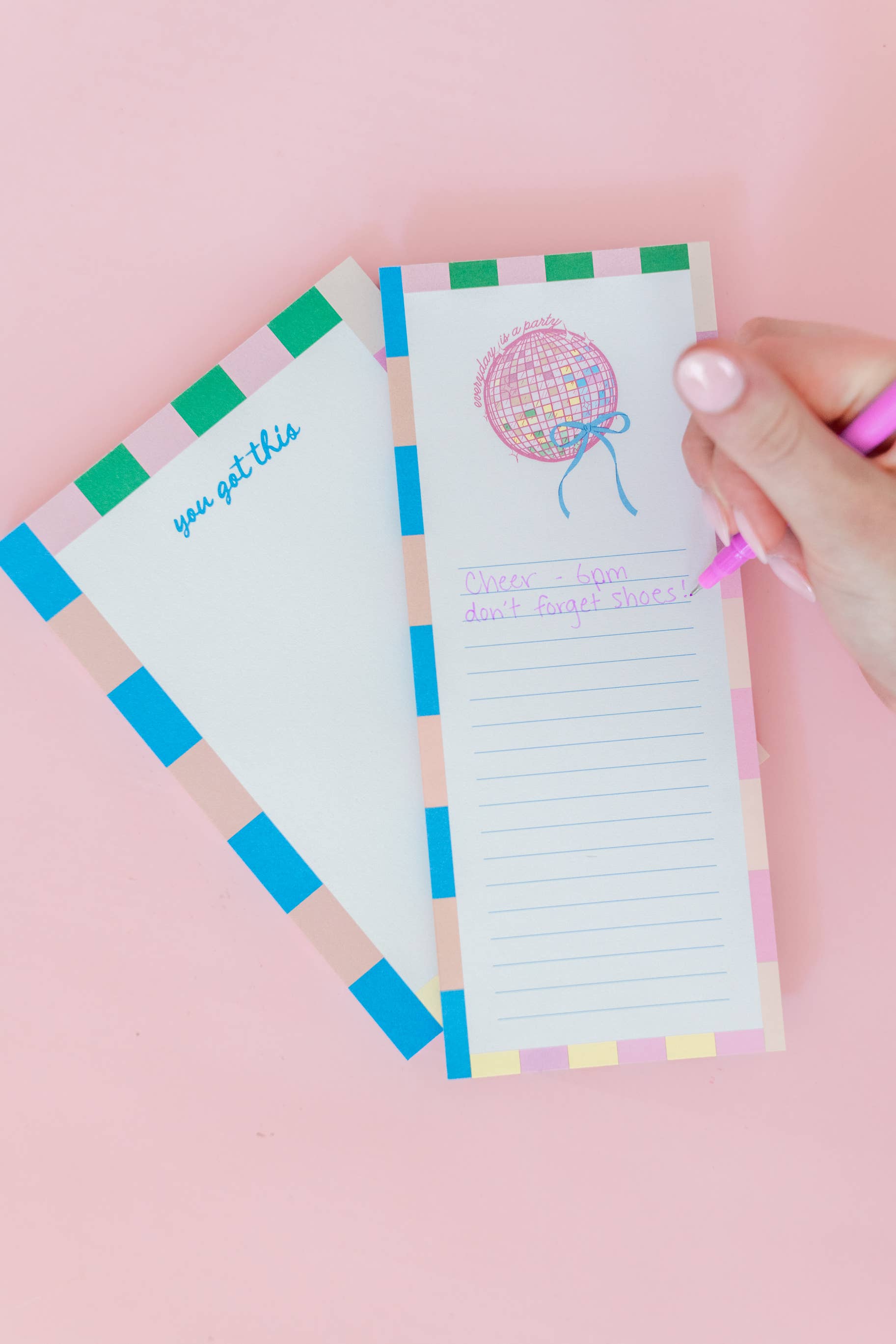 Colorful Stripe 'You Got This' Notepad