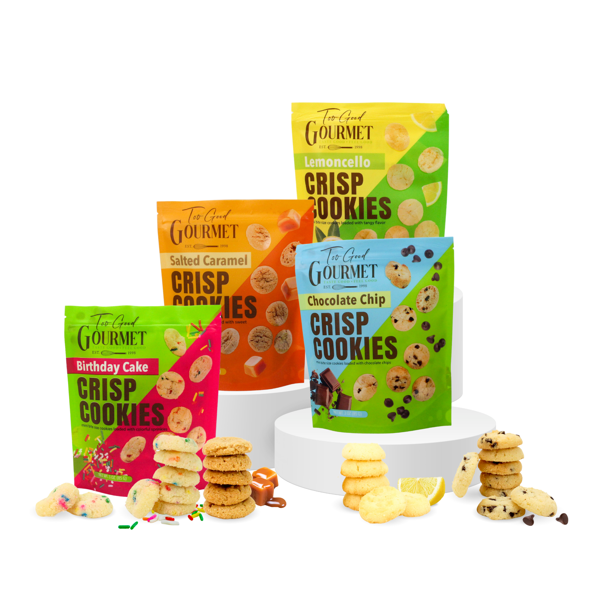 Assorted Bite Size Mini Crisp Cookies