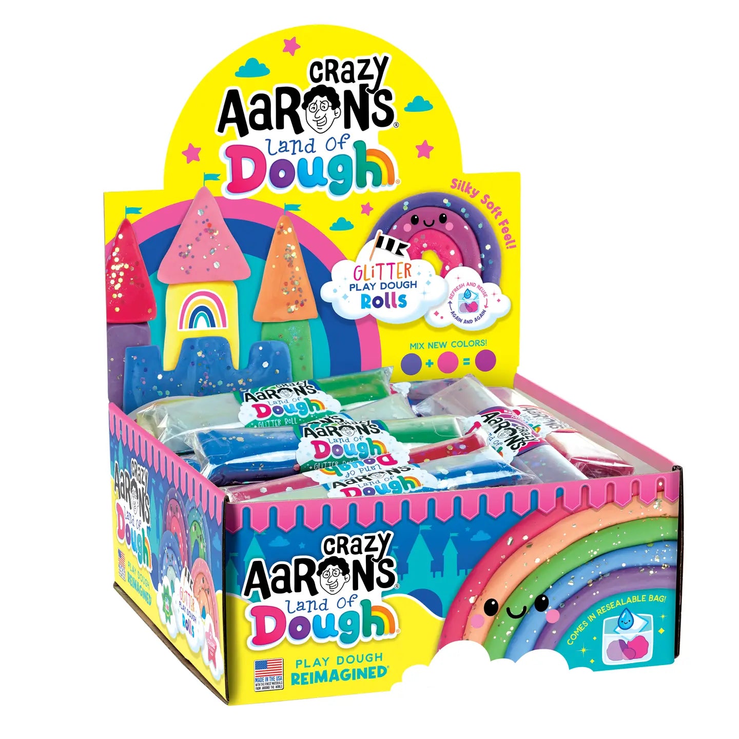 Land of Dough Glitter Rolls