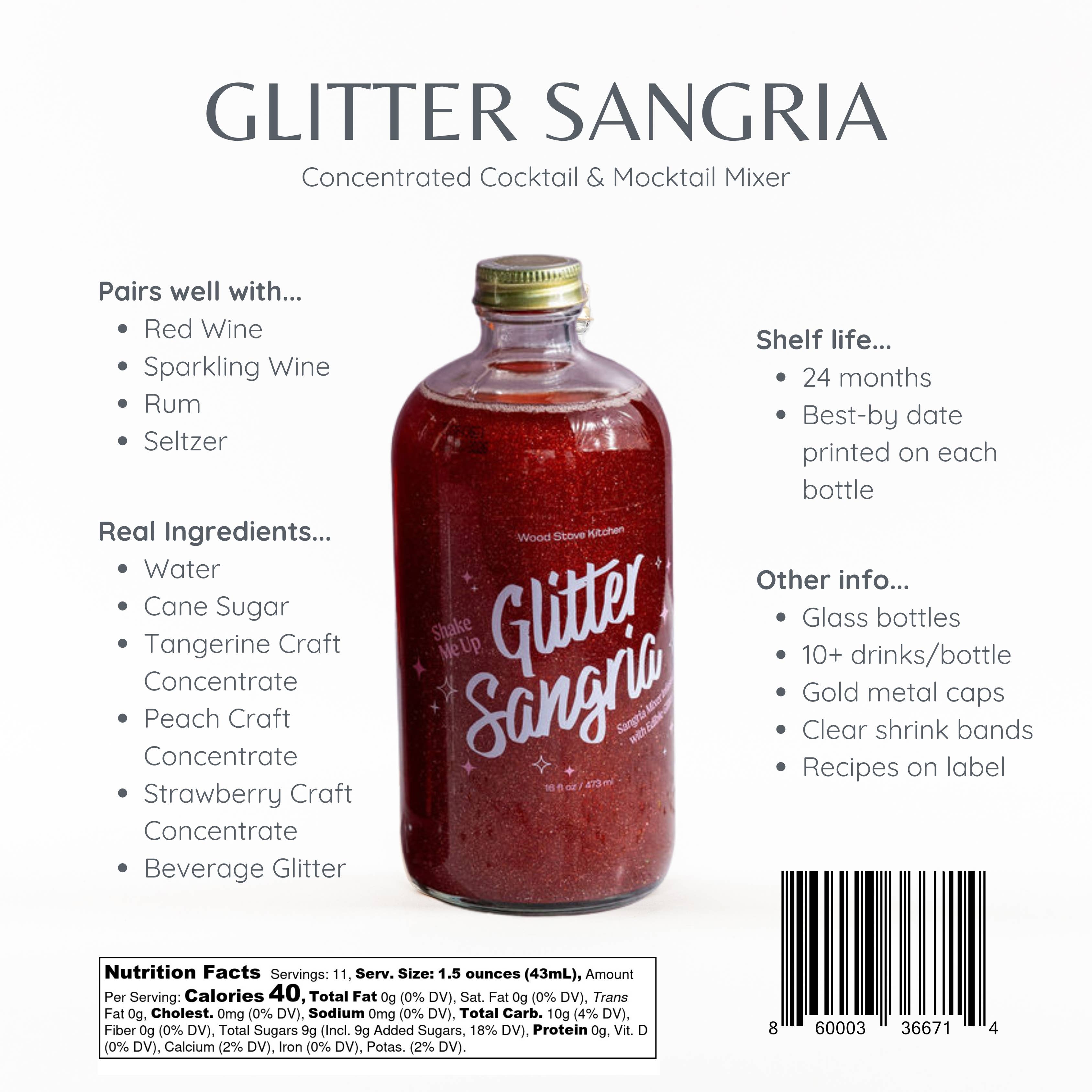 Glitter Sangria Mixer
