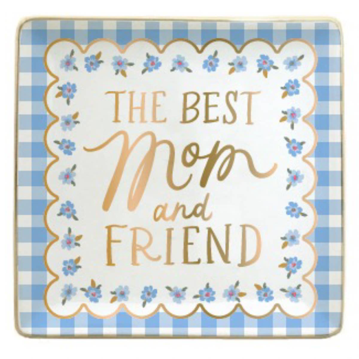 'Best Mom And Friend' Ceramic Trinket Tray