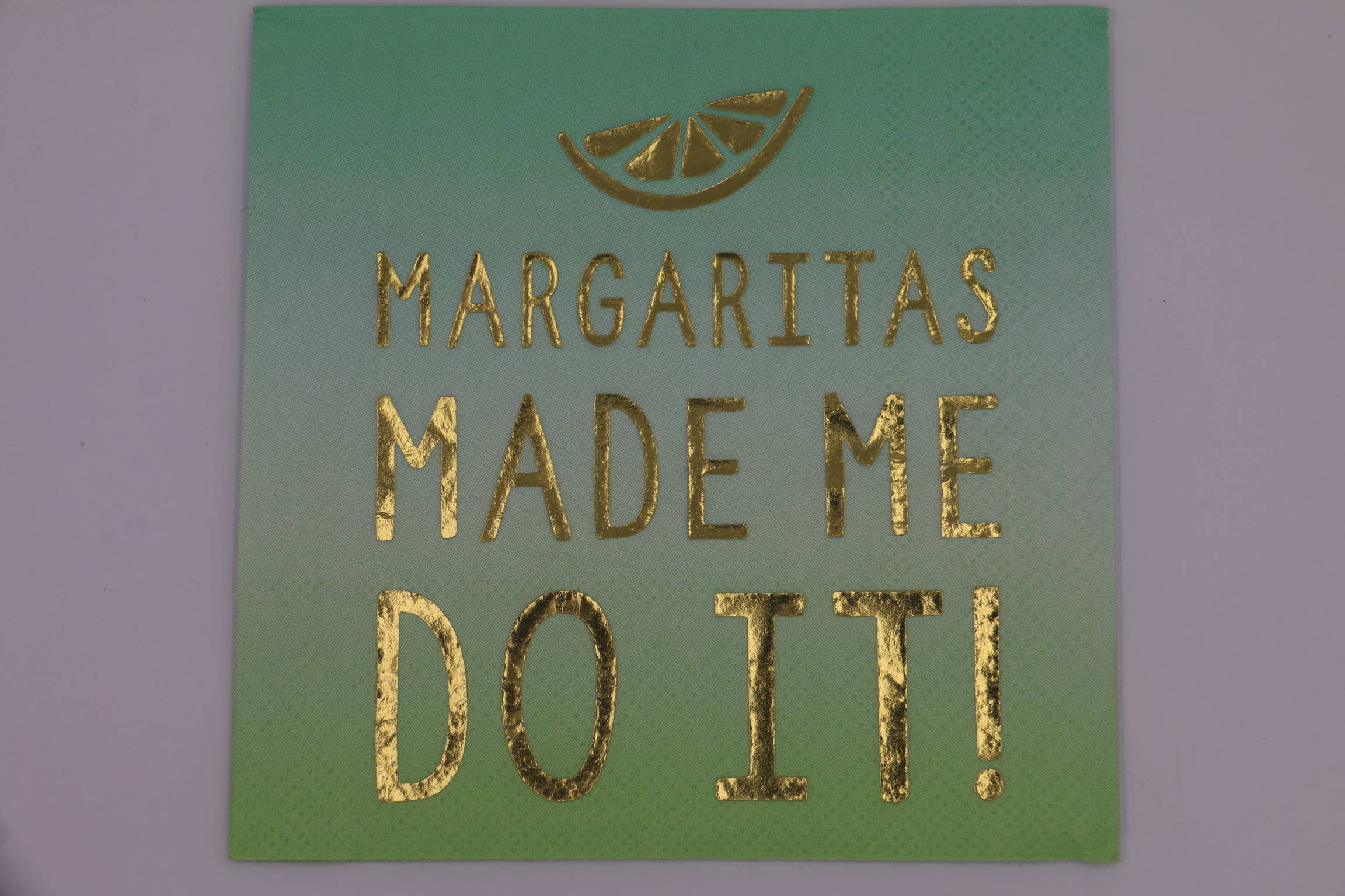 Margaritas Made Me Do It - Cocktail Napkins