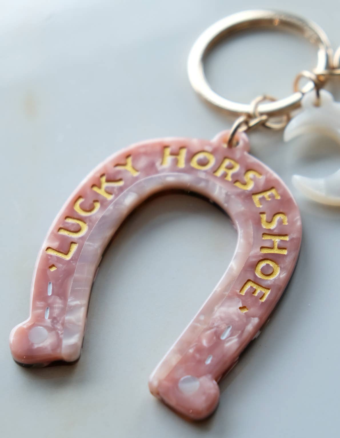 Lucky Horseshoe Bag Charm