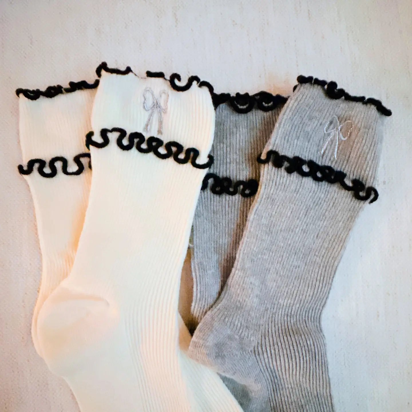 Ribbon Ripple Socks