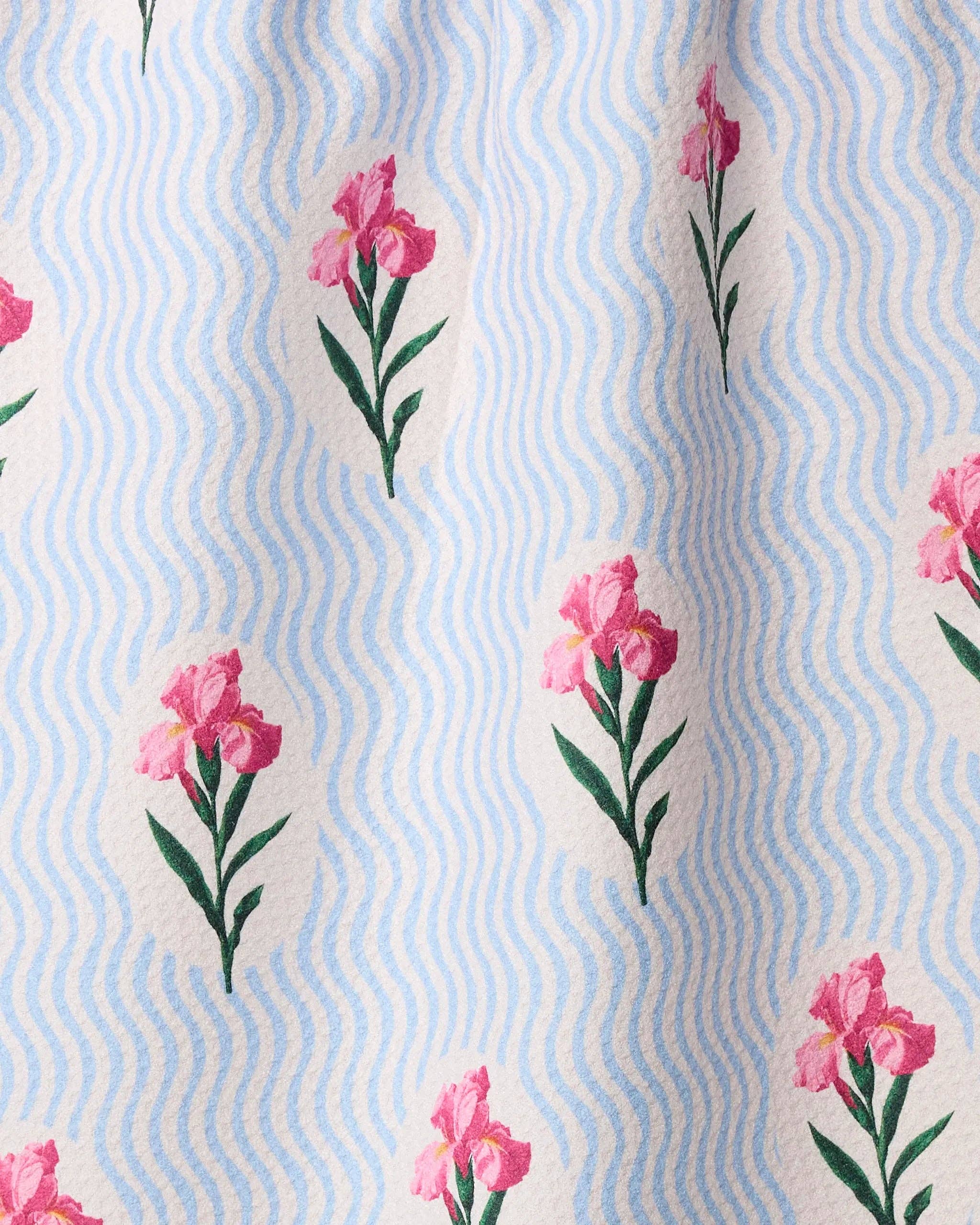 Spatial Bloom Tea Towel