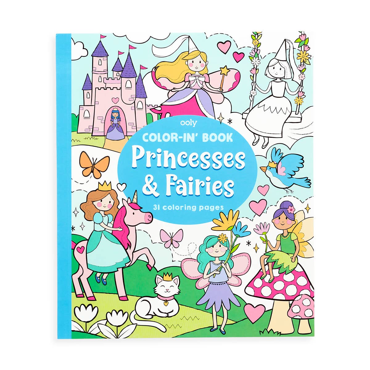 Princess & Fairies Color-in' Book
