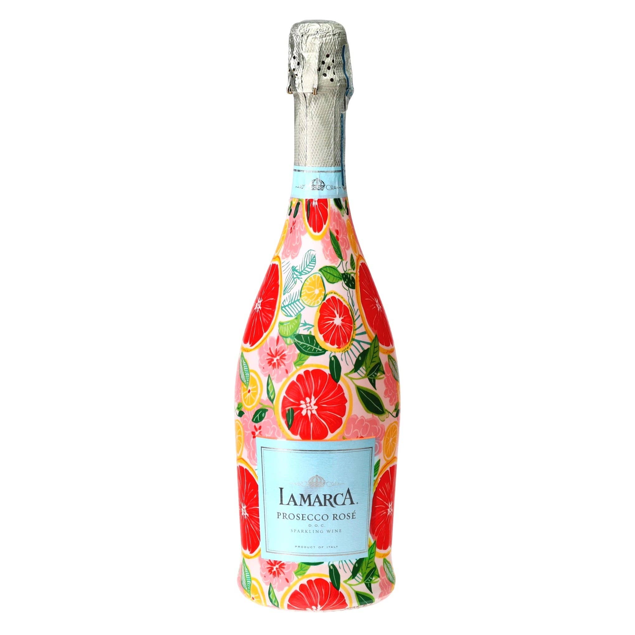 Preppy Grapefruits Prosecco Bottle Wrap