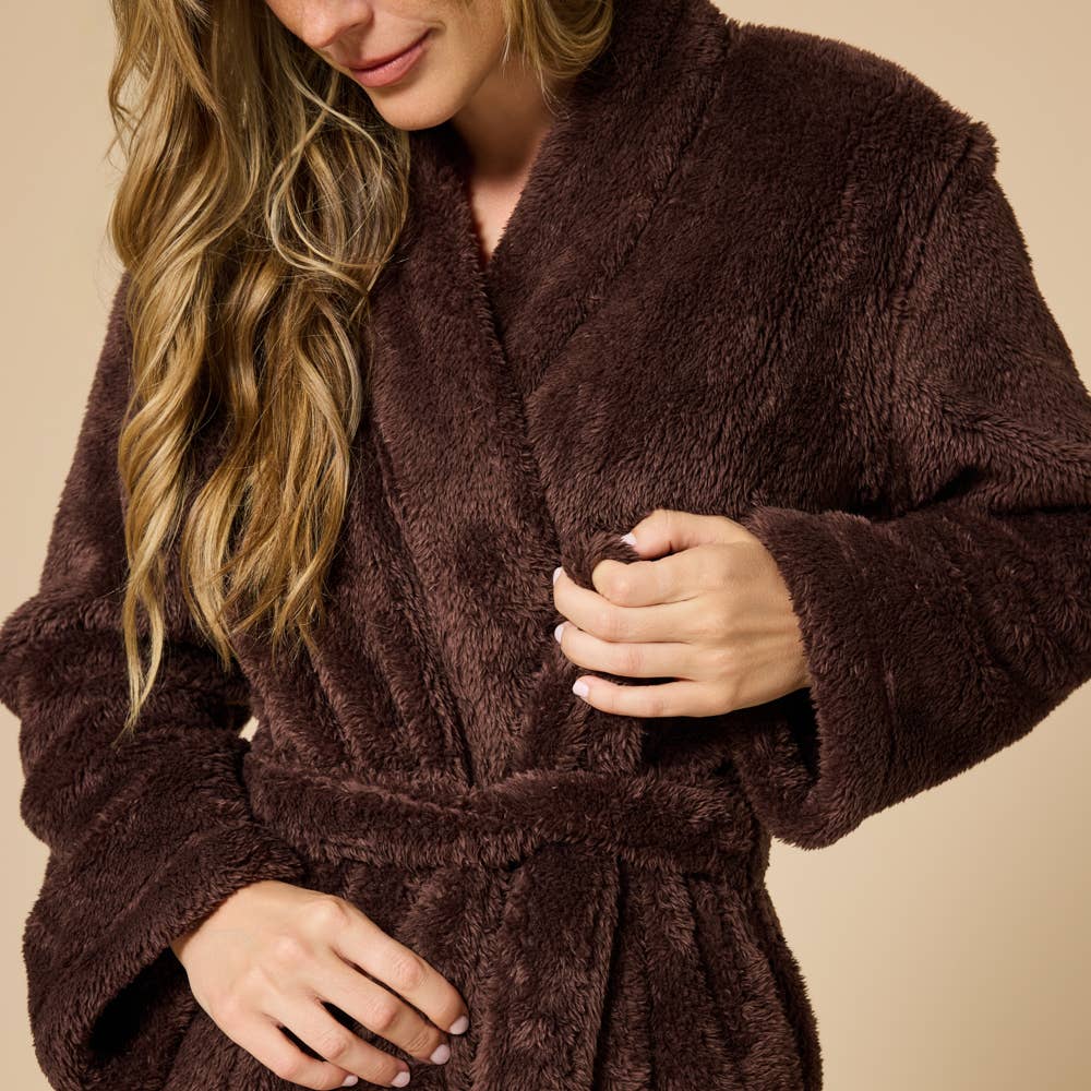 Espresso DreamPlush Wrap Robe