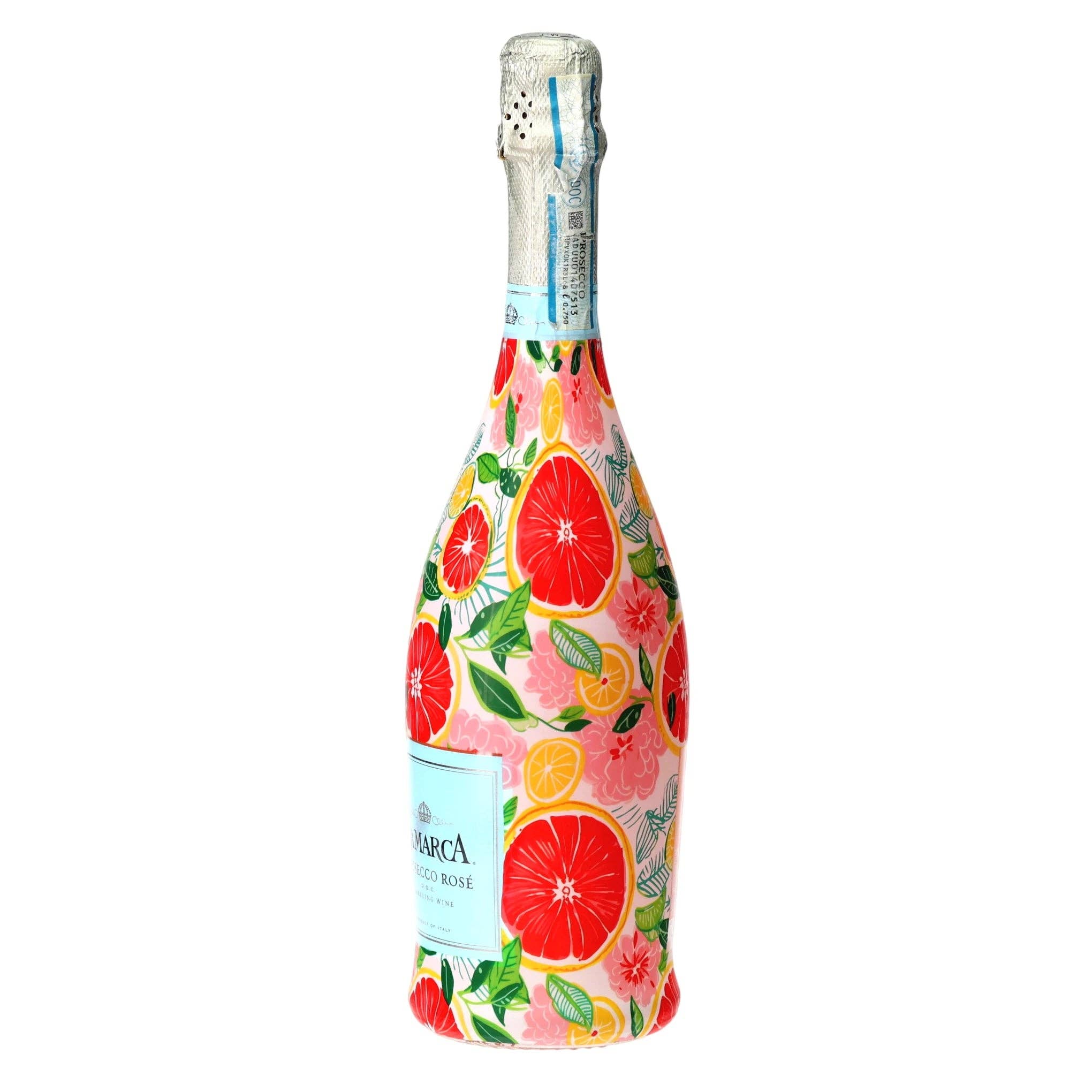 Preppy Grapefruits Prosecco Bottle Wrap