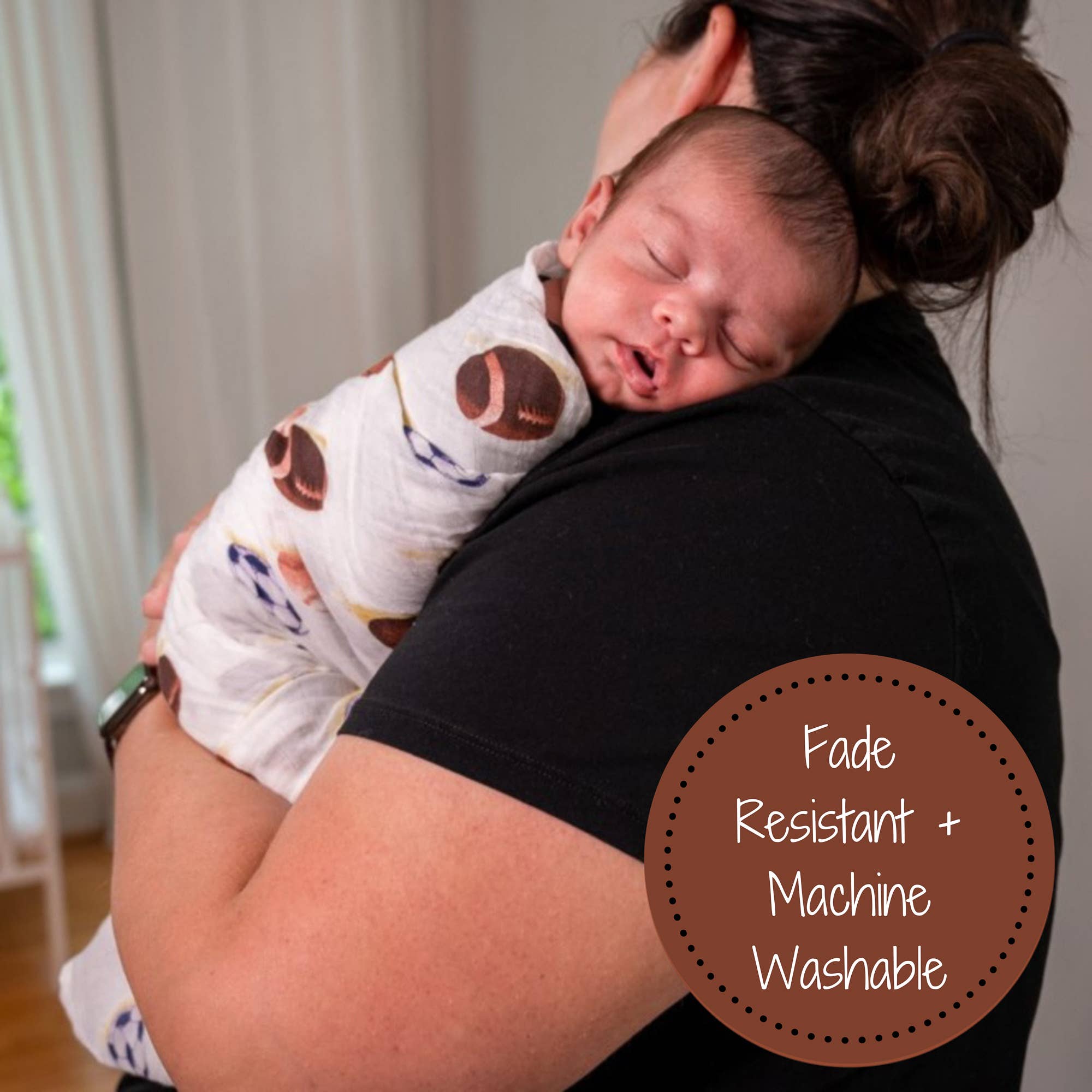 Go Sports! Muslin Swaddle Blanket