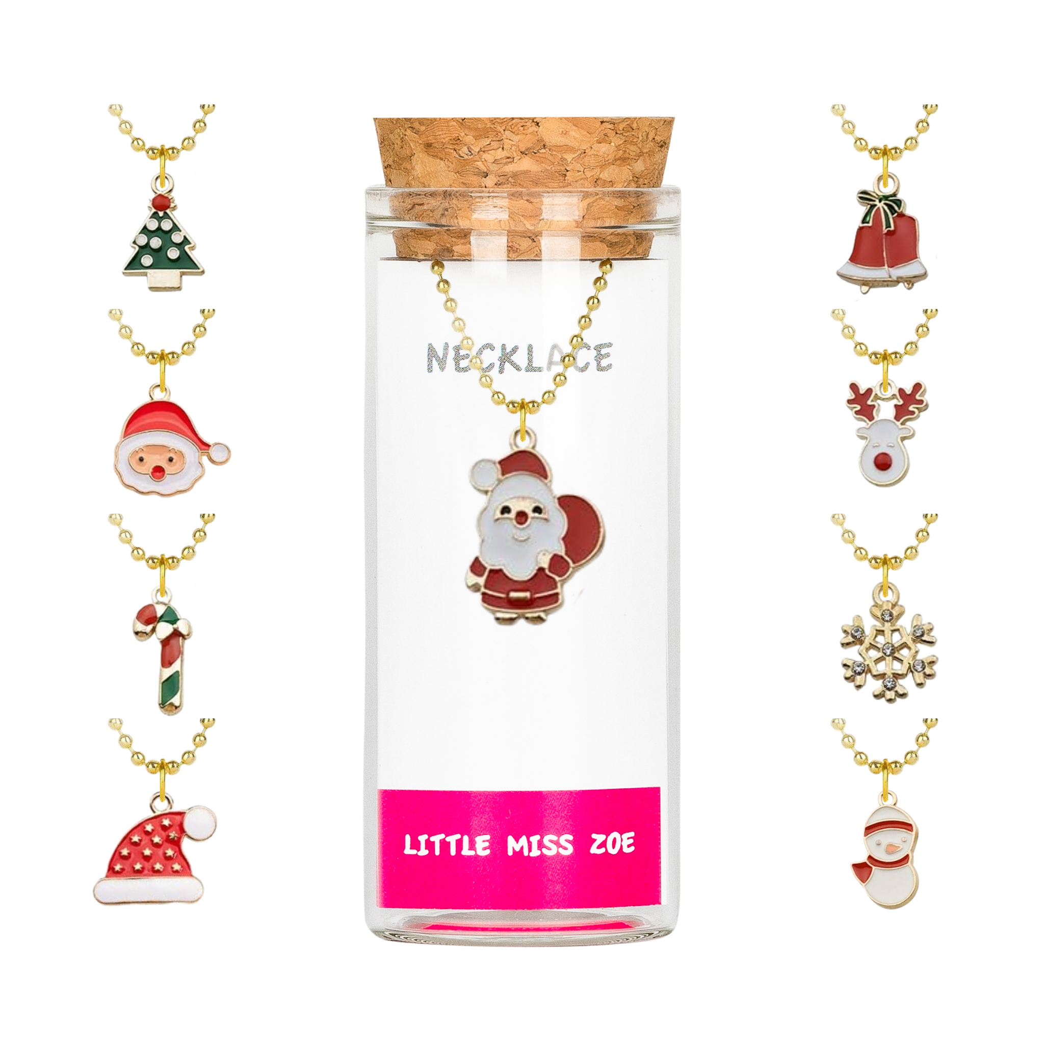 Holiday Necklace in a Bottle