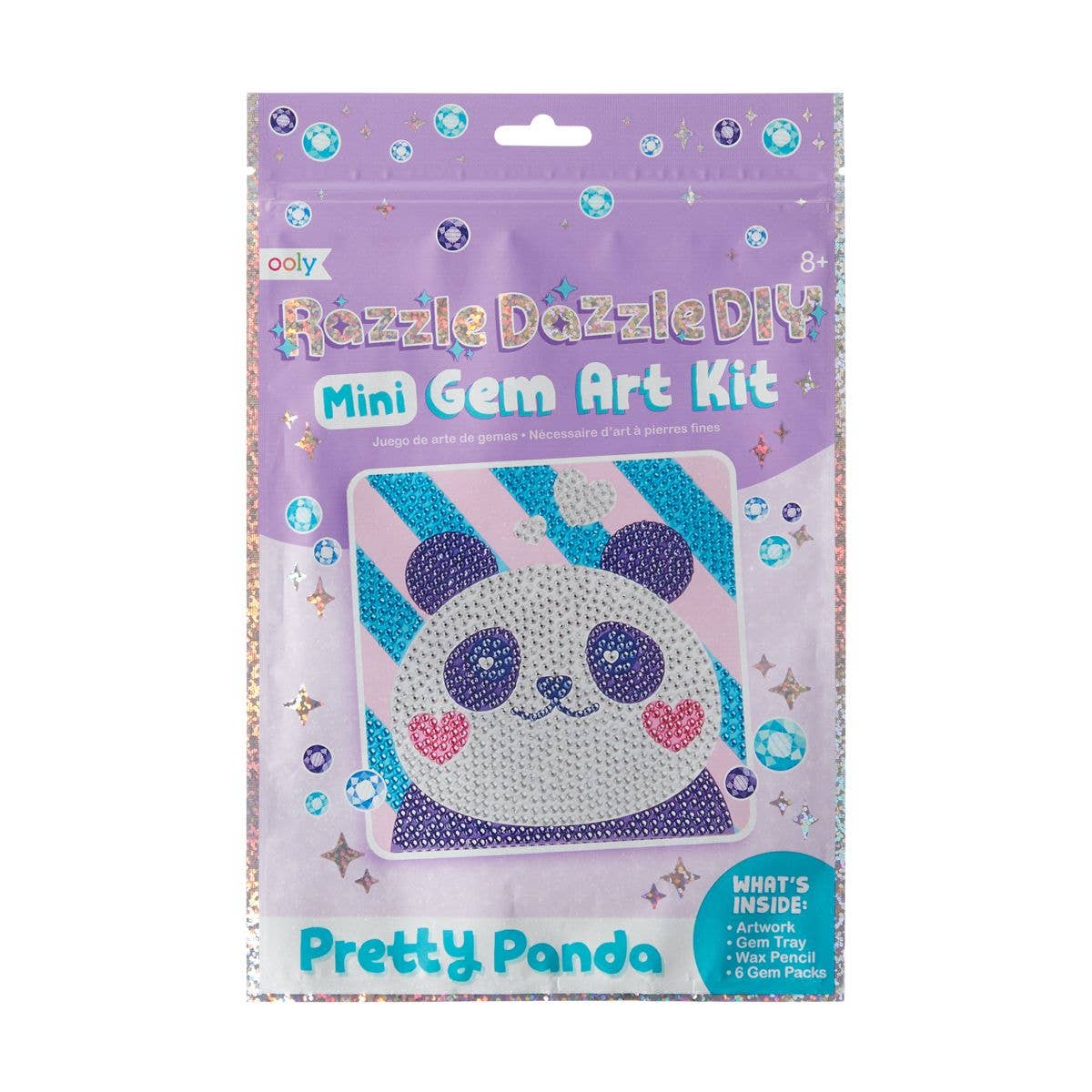 Pretty Panda Razzle Dazzle DIY Mini Gem Art Kit