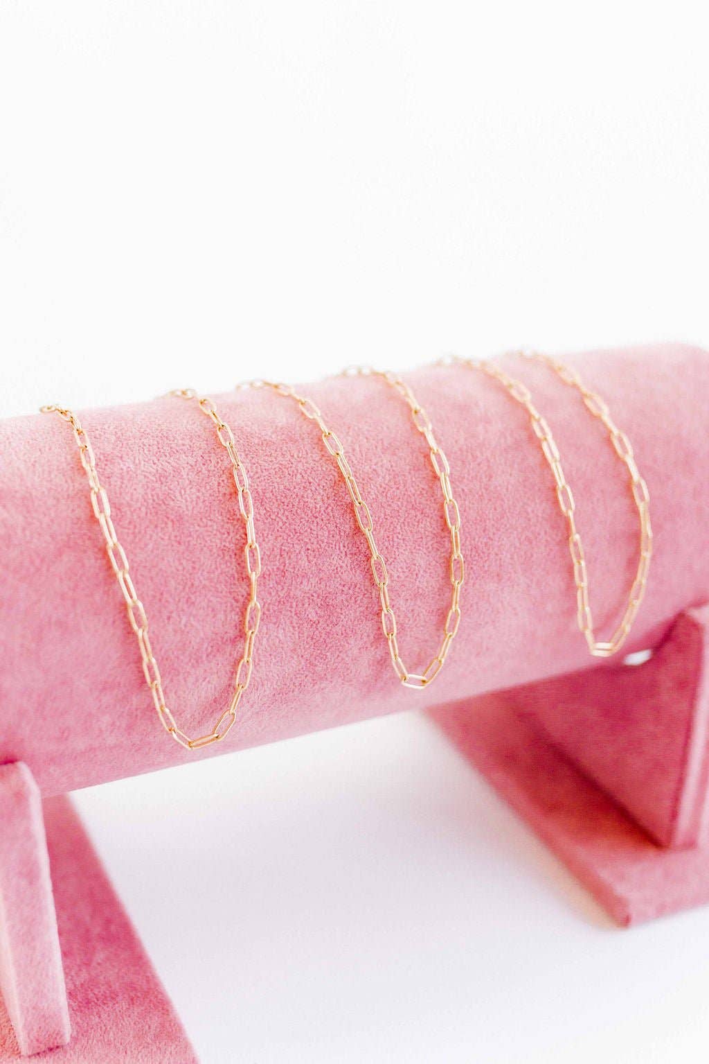 Palmer Paperclip Gold Necklace
