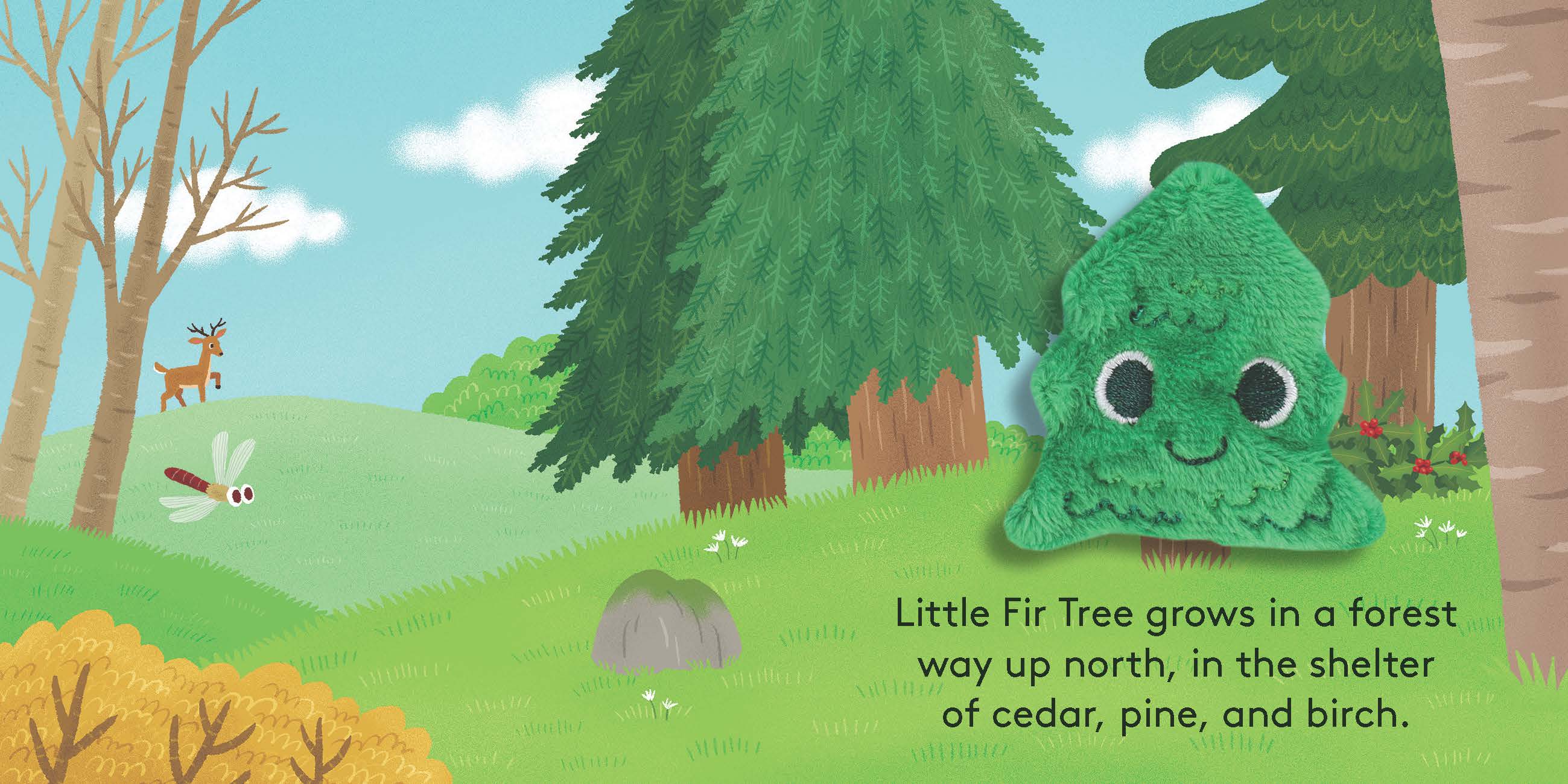 Little Fir Tree Finger Puppet Book