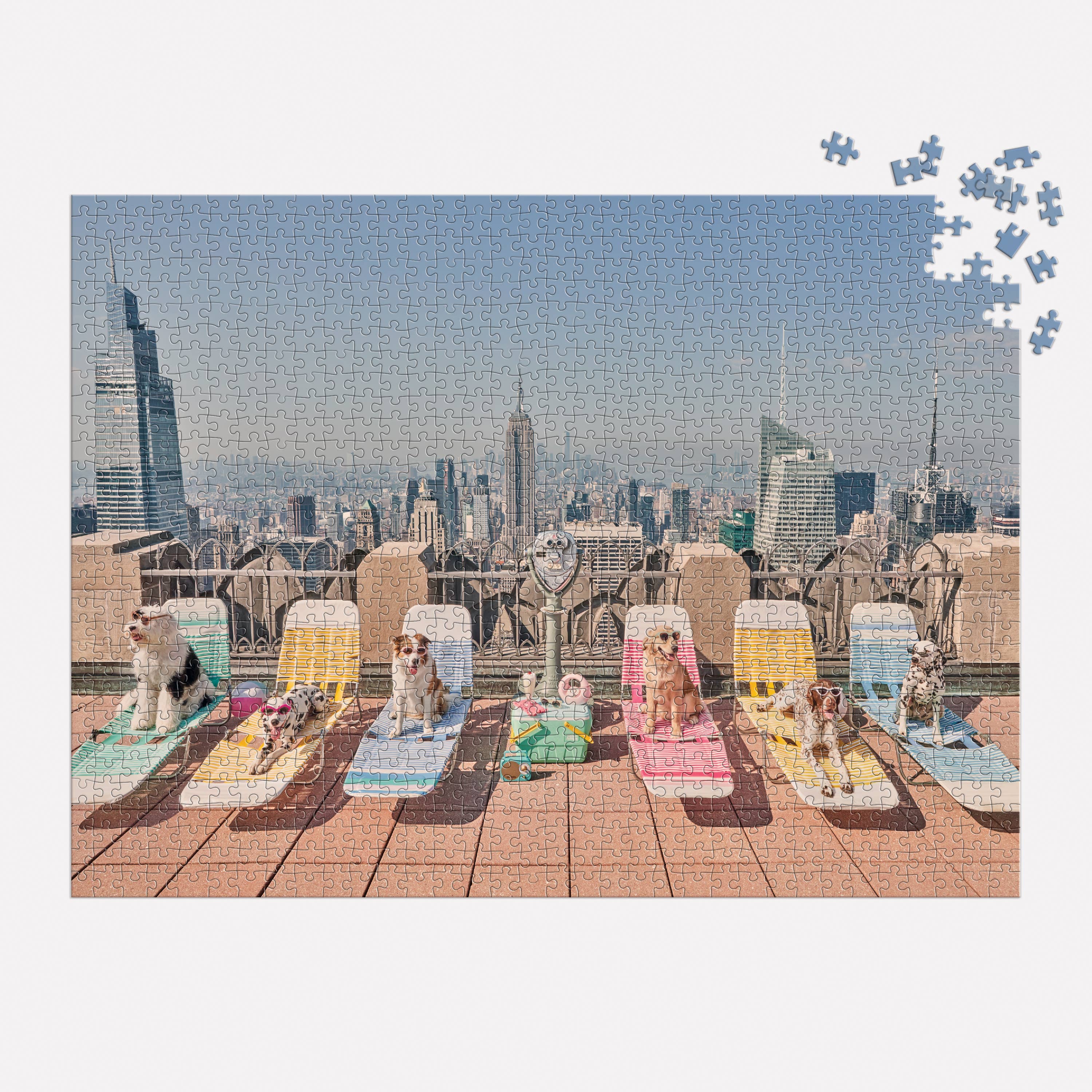 Gray Malin The Dogs of New York City 1,000 Piece Puzzle