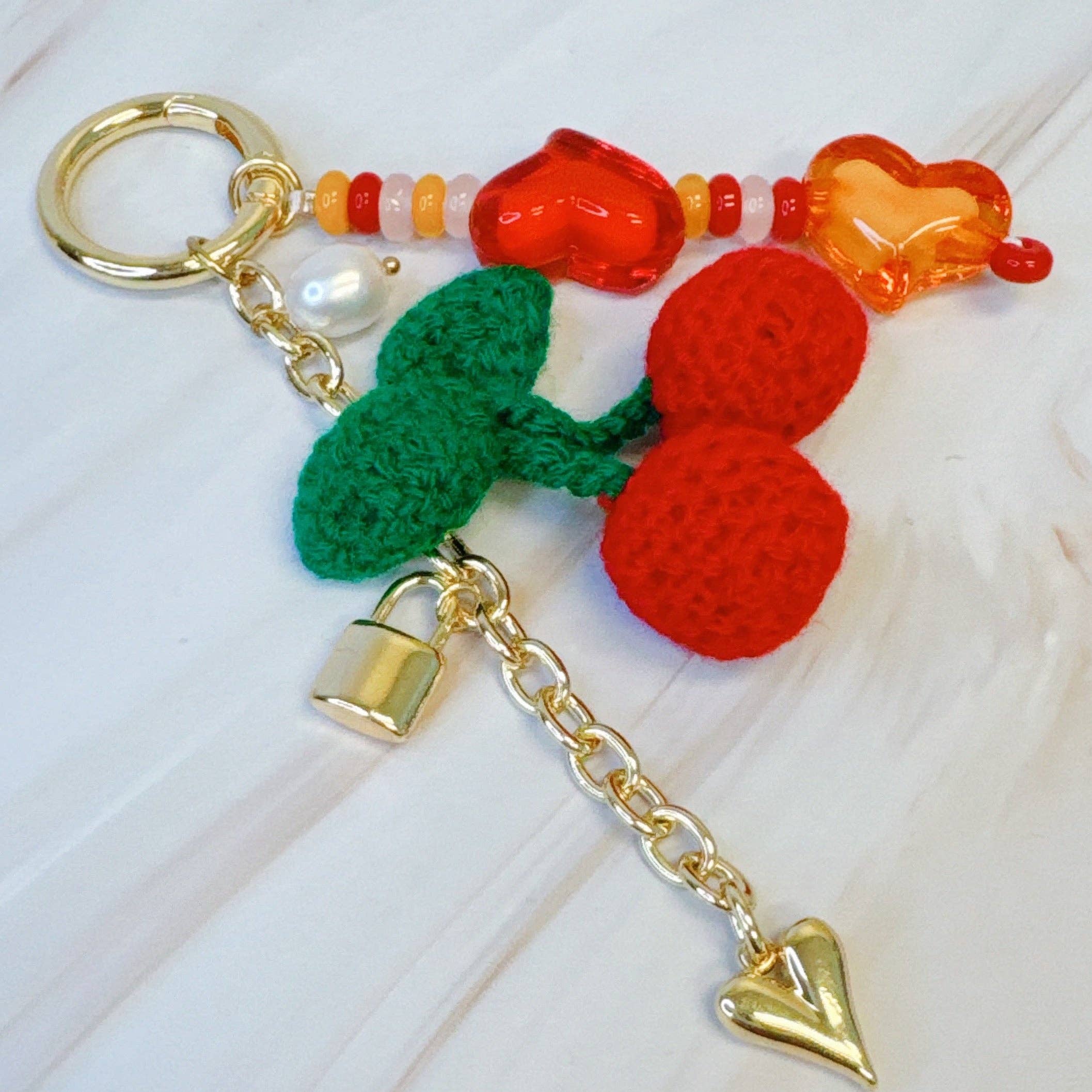 Cherry Jingle Bag Charm
