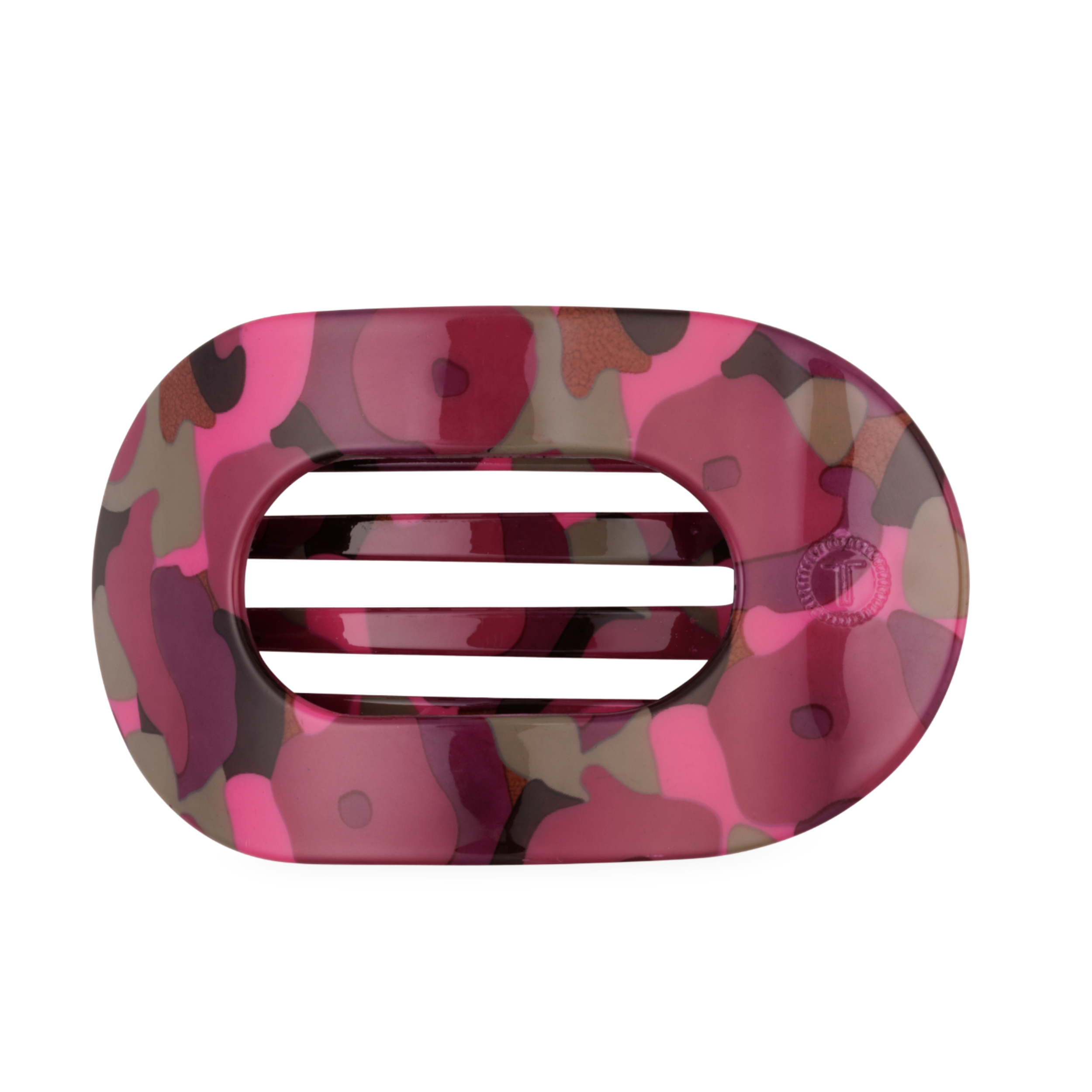 Garden Glam Large Flat Round Hair Clip