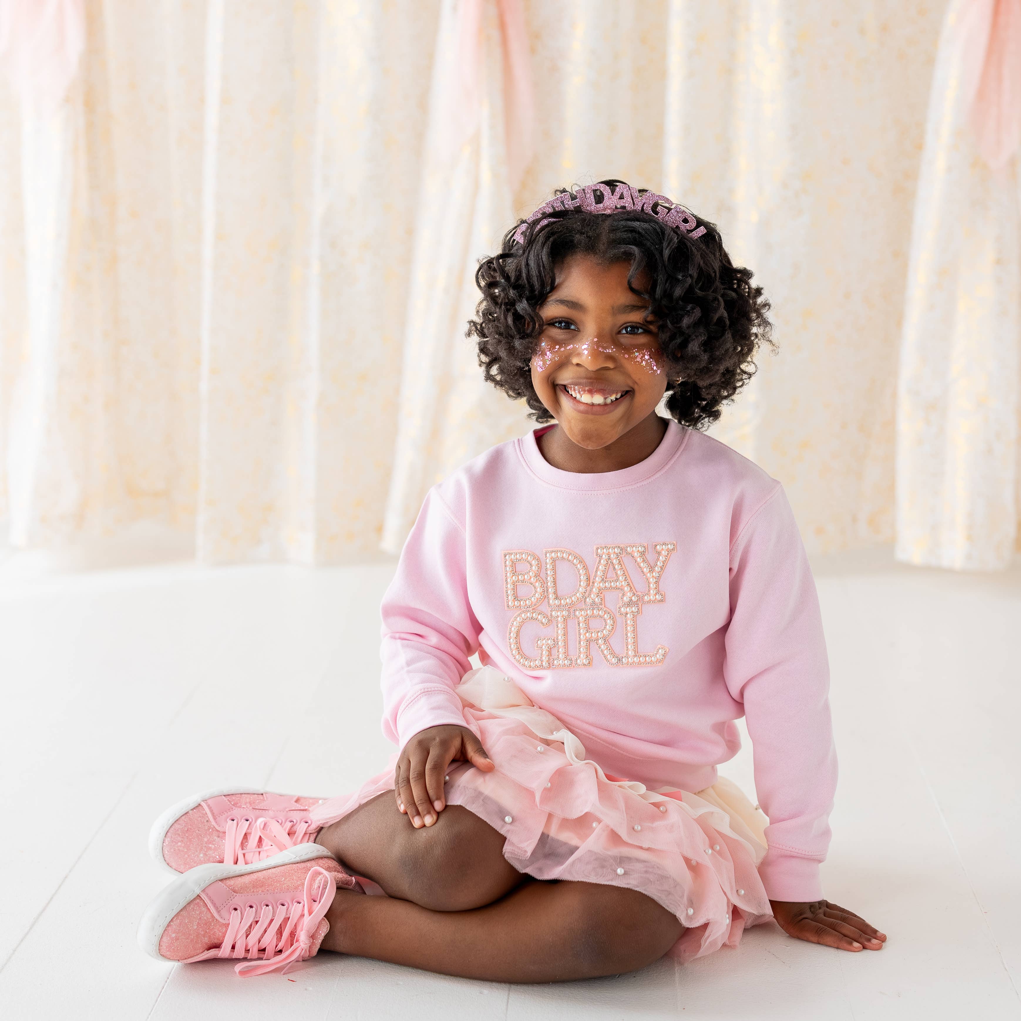 Pink 'Birthday Girl' Headband