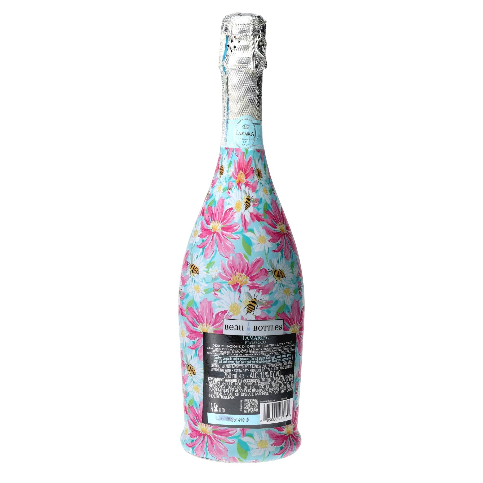 Busy Bee Garden Prosecco Bottle Wrap