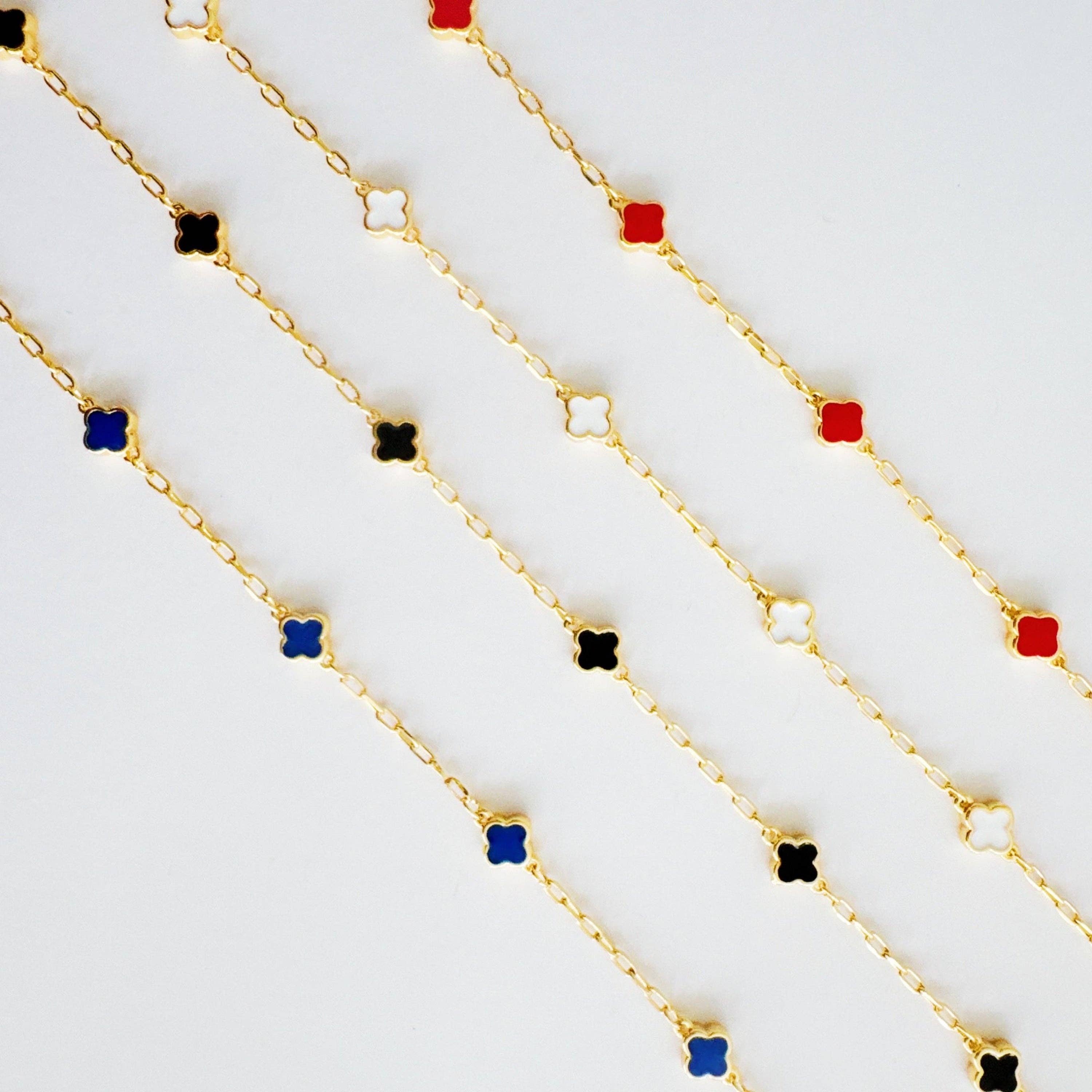 Petite Clover Layer Bracelet