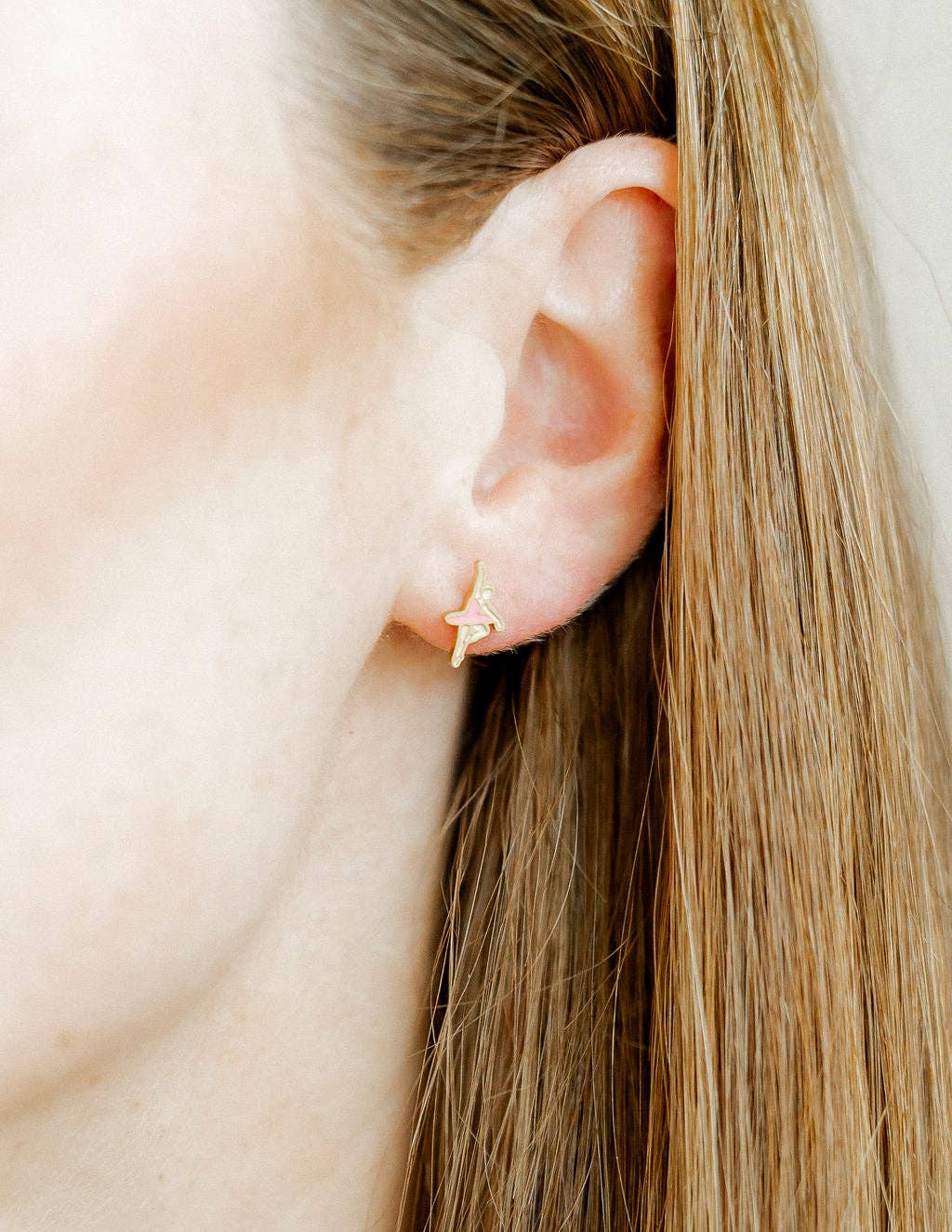 Ballerina Screwback Stud Earrings